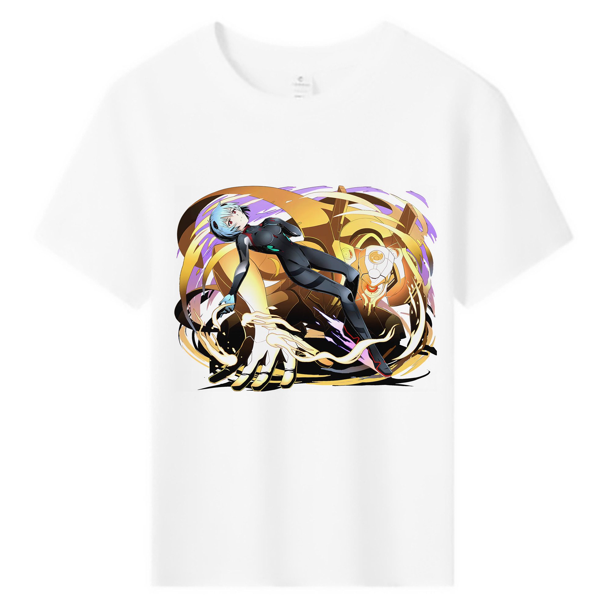 （画像用） EVA 新世紀エヴァンゲリオン 綿100％キッズTシャツ（フロントプリント）