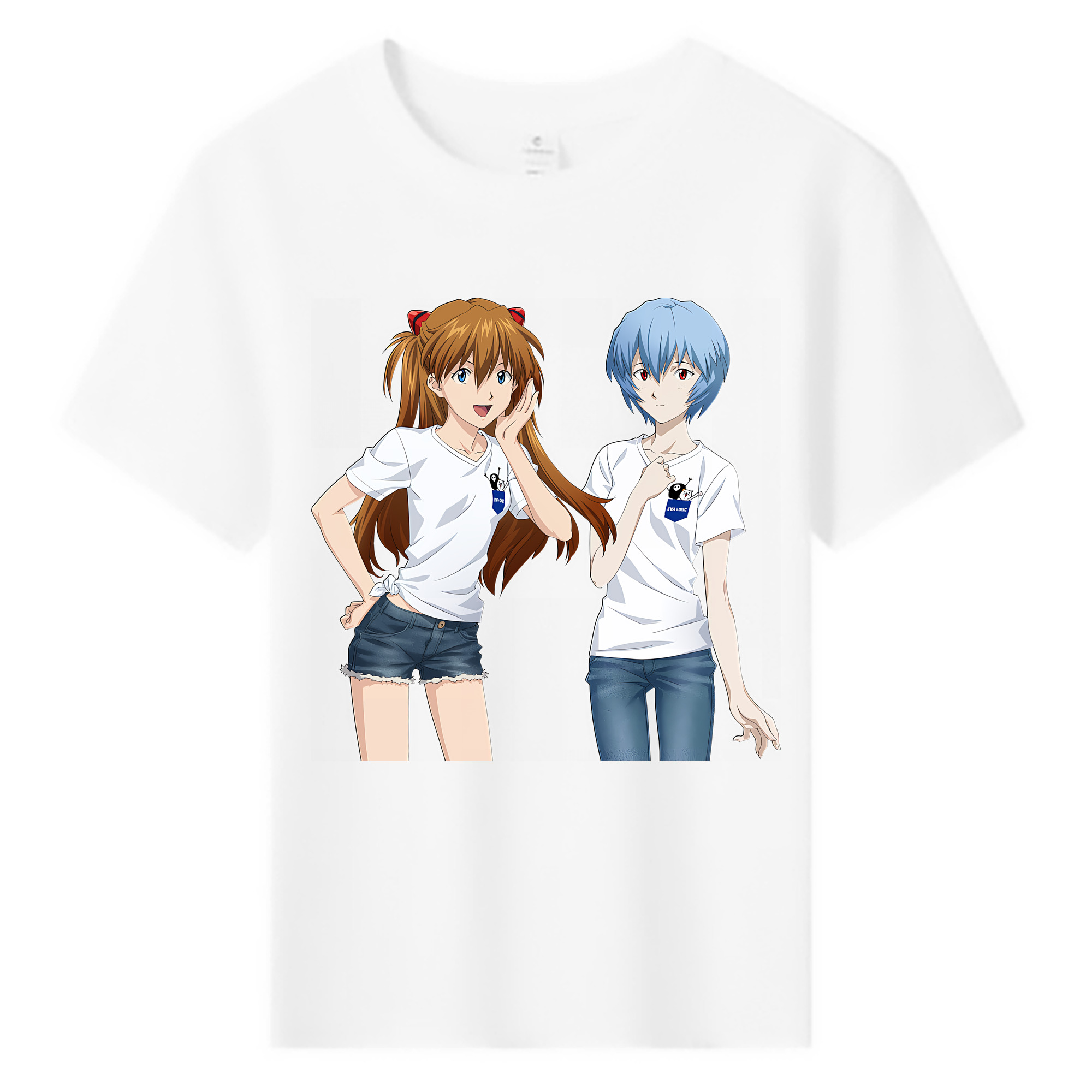 （画像用） EVA 新世紀エヴァンゲリオン 綿100％キッズTシャツ（フロントプリント）