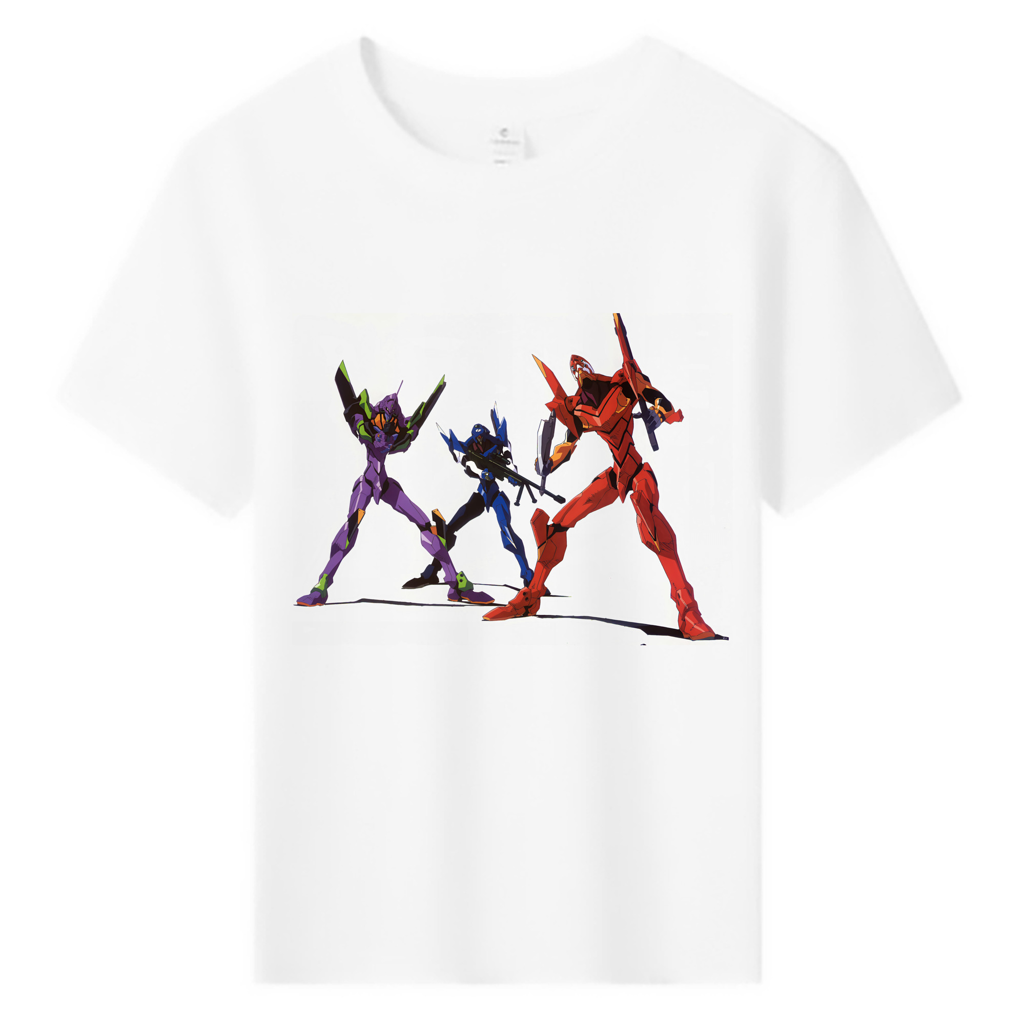（画像用） EVA 新世紀エヴァンゲリオン 綿100％キッズTシャツ（フロントプリント）