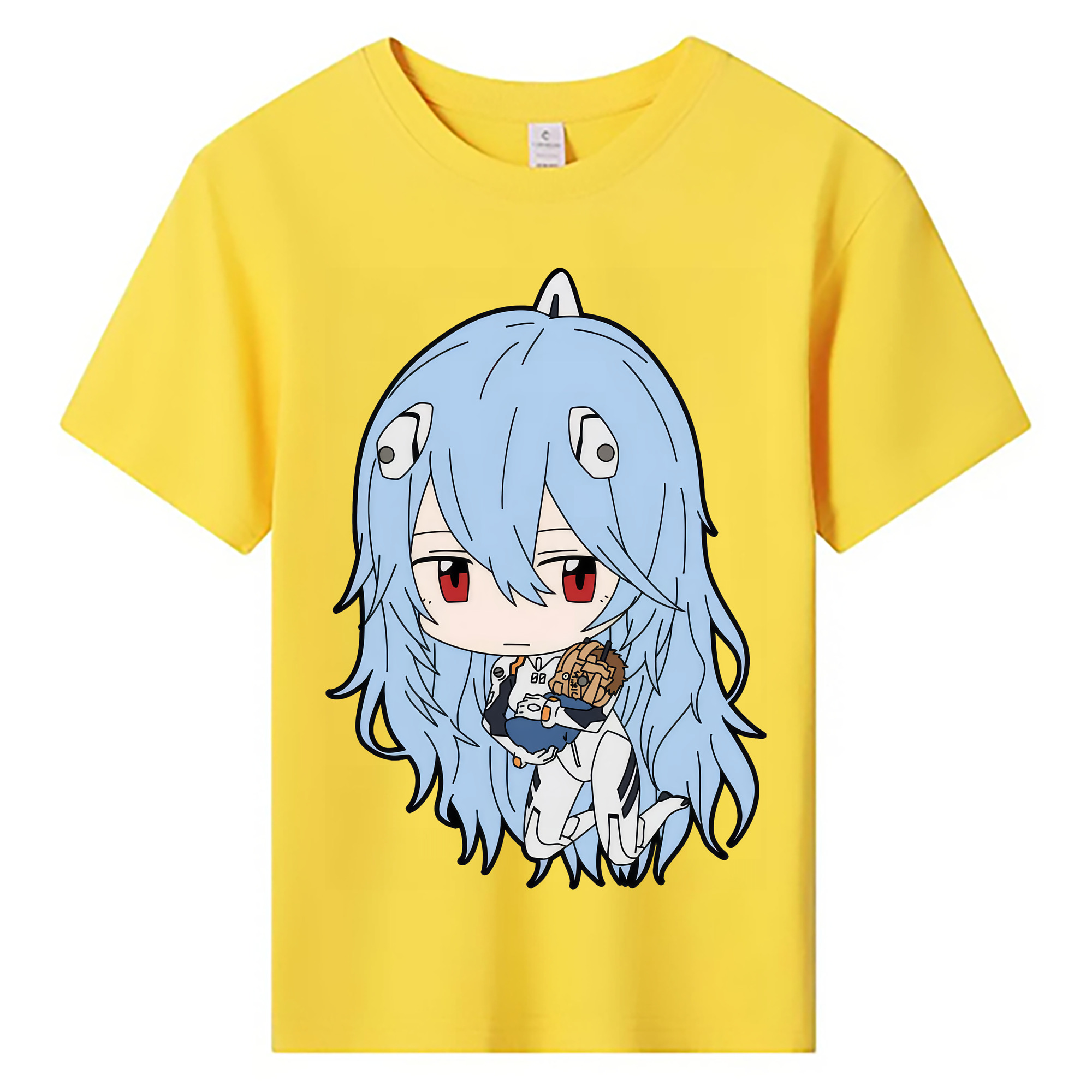 （画像用） EVA 新世紀エヴァンゲリオン 綿100％キッズTシャツ（フロントプリント）