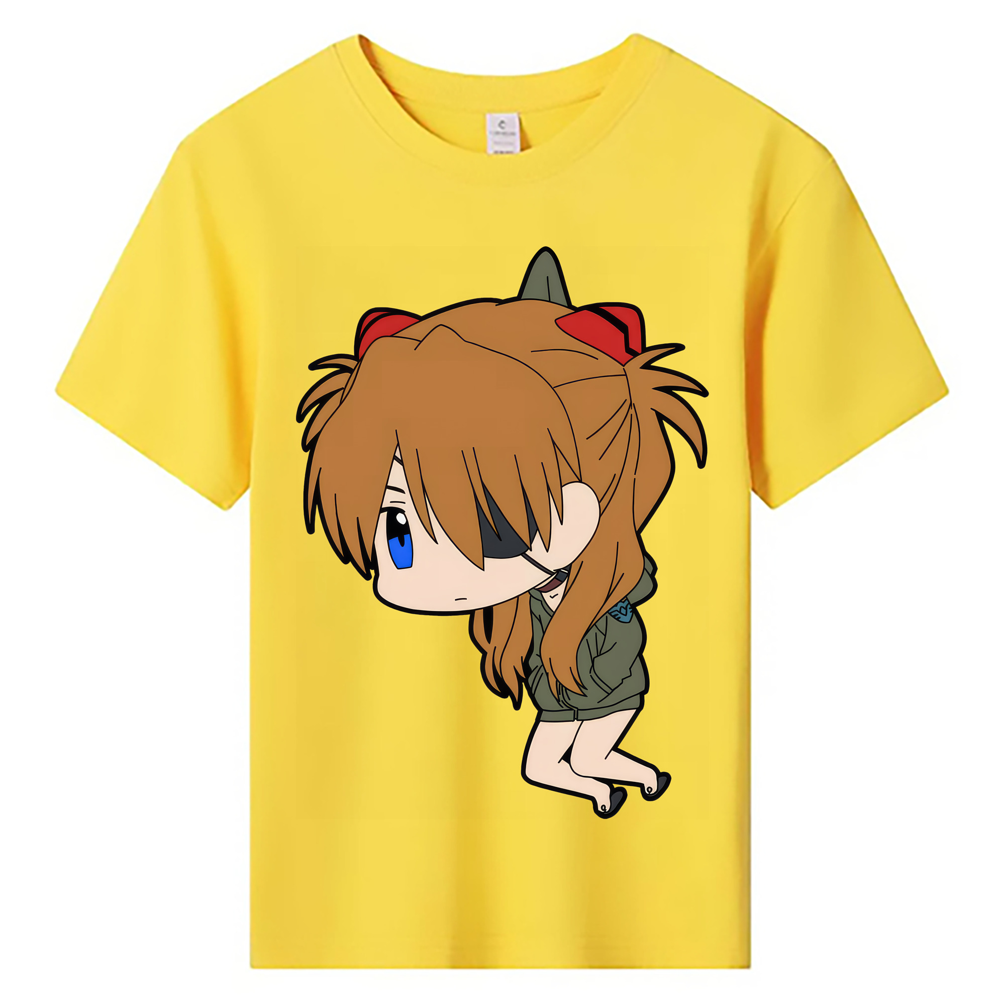 （画像用） EVA 新世紀エヴァンゲリオン 綿100％キッズTシャツ（フロントプリント）