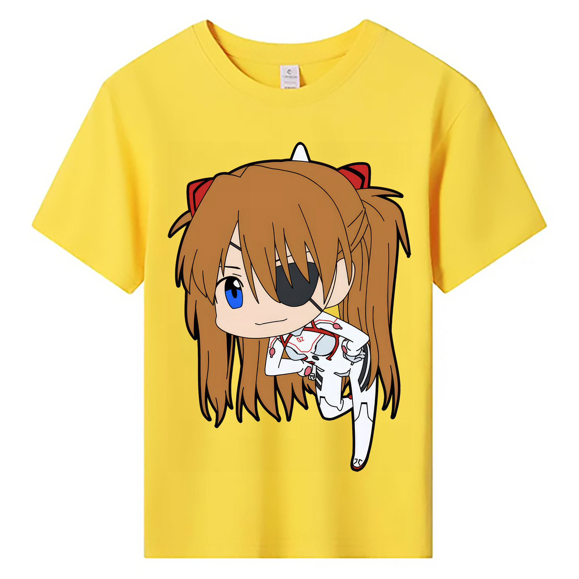 （画像用） EVA 新世紀エヴァンゲリオン 綿100％キッズTシャツ（フロントプリント）