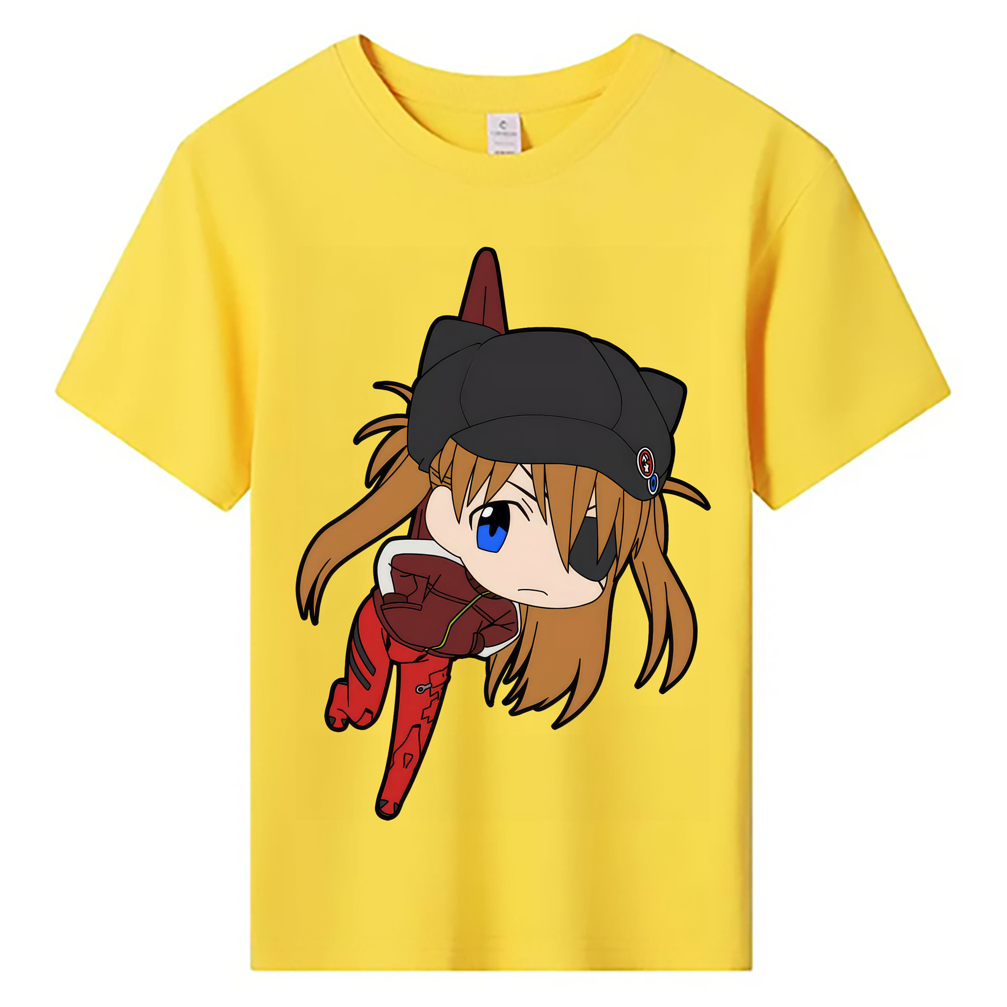 （画像用） EVA 新世紀エヴァンゲリオン 綿100％キッズTシャツ（フロントプリント）