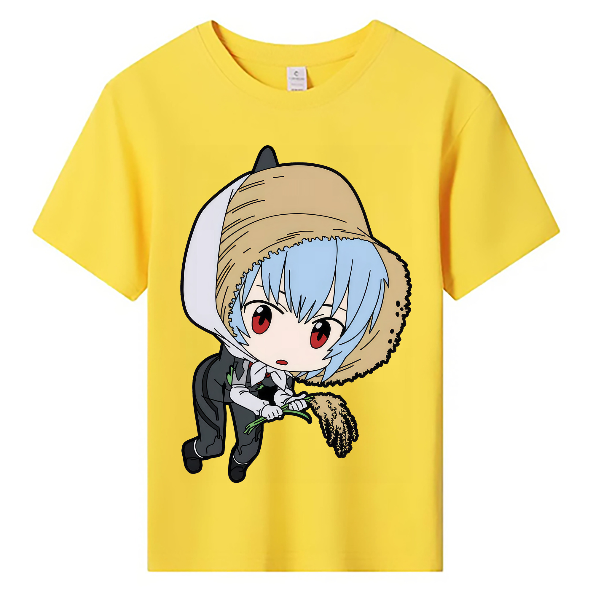 （画像用） EVA 新世紀エヴァンゲリオン 綿100％キッズTシャツ（フロントプリント）