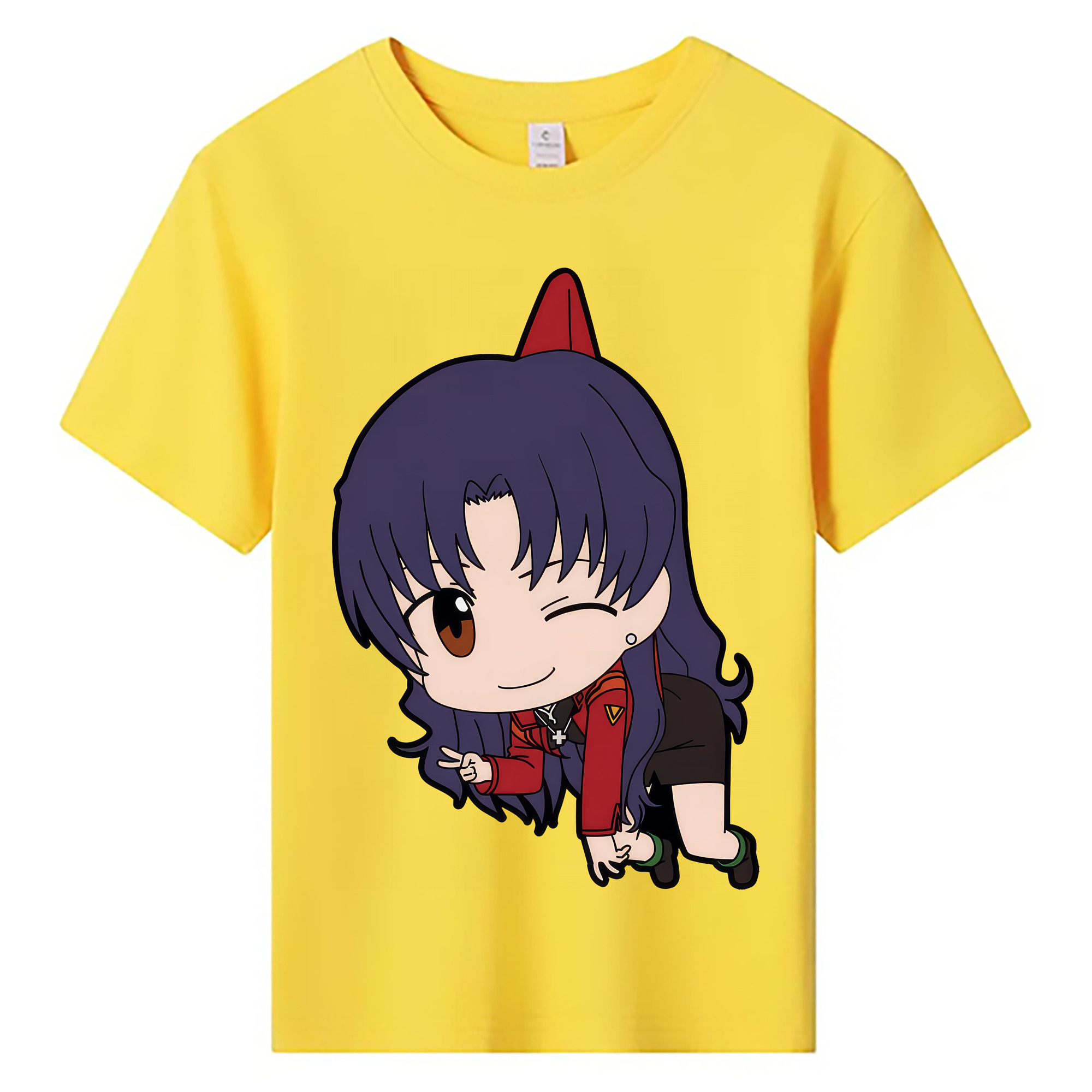 （画像用） EVA 新世紀エヴァンゲリオン 綿100％キッズTシャツ（フロントプリント）