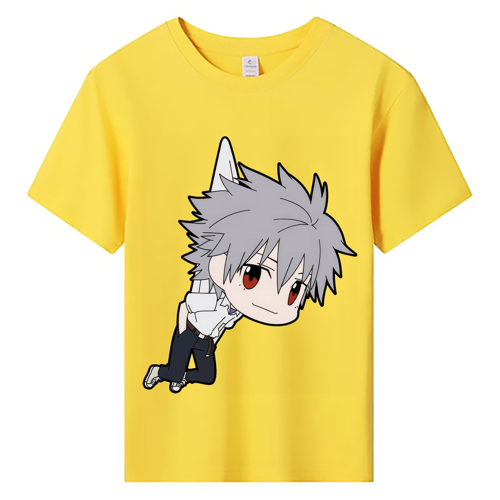 （画像用） EVA 新世紀エヴァンゲリオン 綿100％キッズTシャツ（フロントプリント）