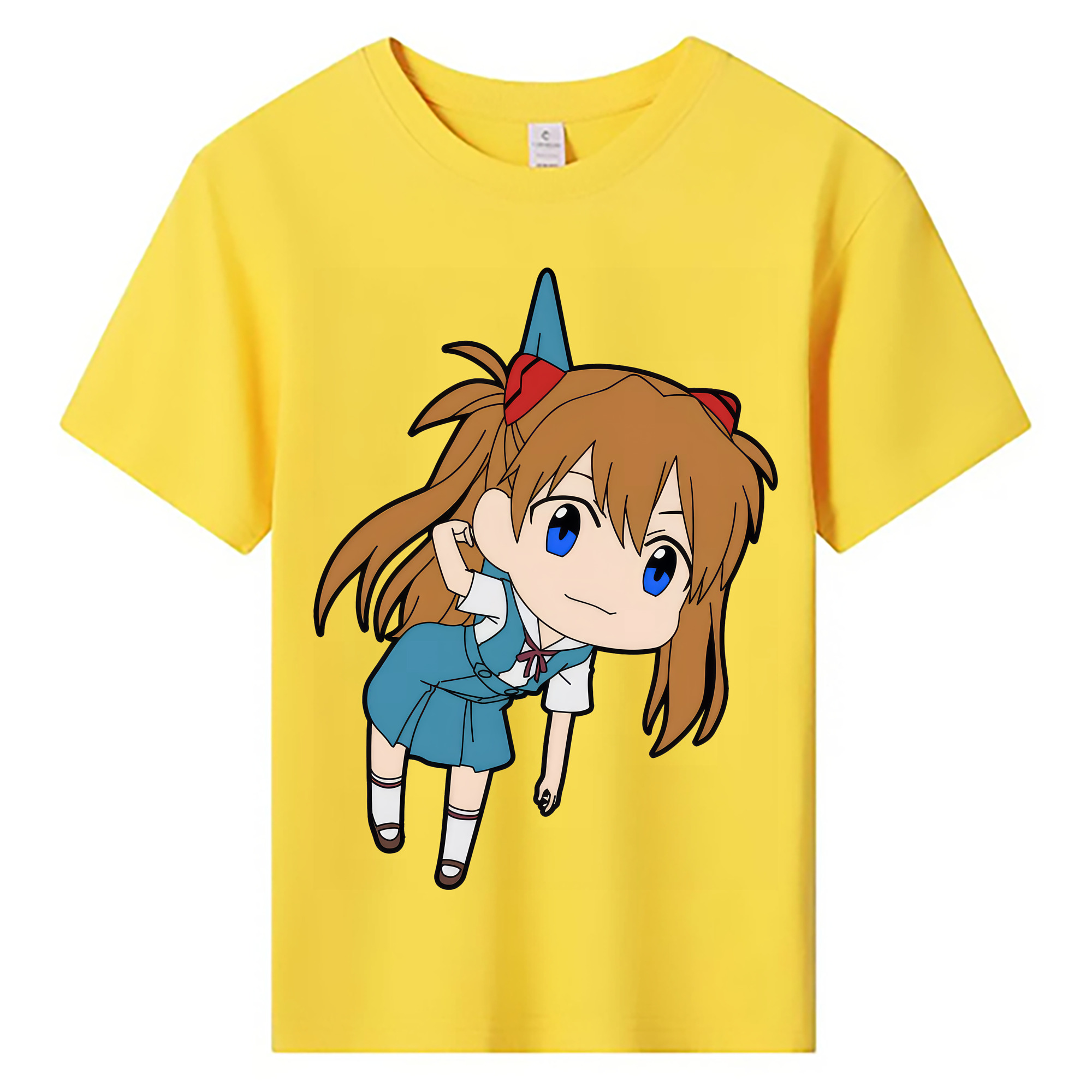 （画像用） EVA 新世紀エヴァンゲリオン 綿100％キッズTシャツ（フロントプリント）