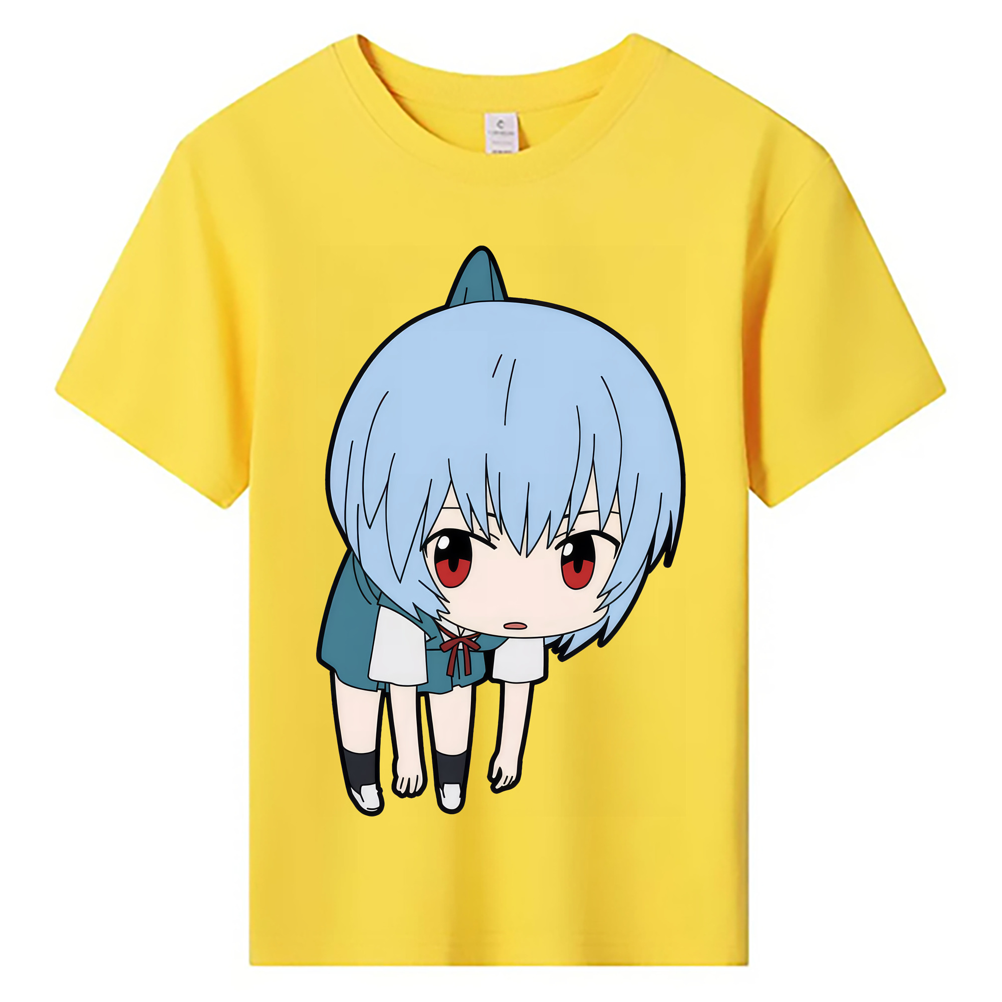（画像用） EVA 新世紀エヴァンゲリオン 綿100％キッズTシャツ（フロントプリント）