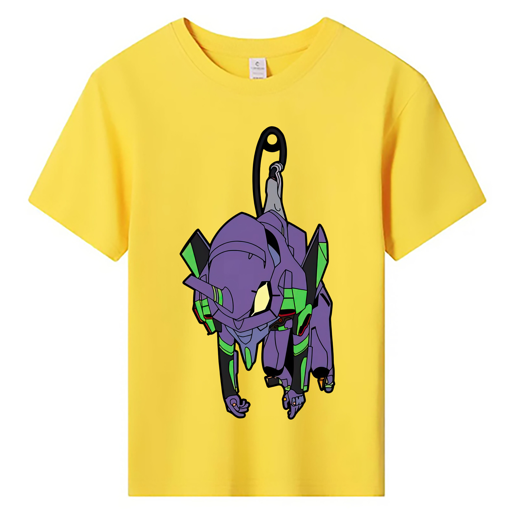 （画像用） EVA 新世紀エヴァンゲリオン 綿100％キッズTシャツ（フロントプリント）