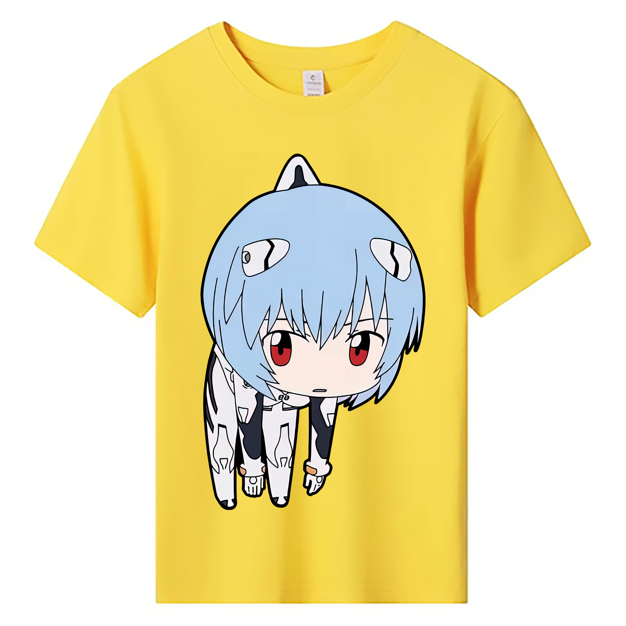（画像用） EVA 新世紀エヴァンゲリオン 綿100％キッズTシャツ（フロントプリント）
