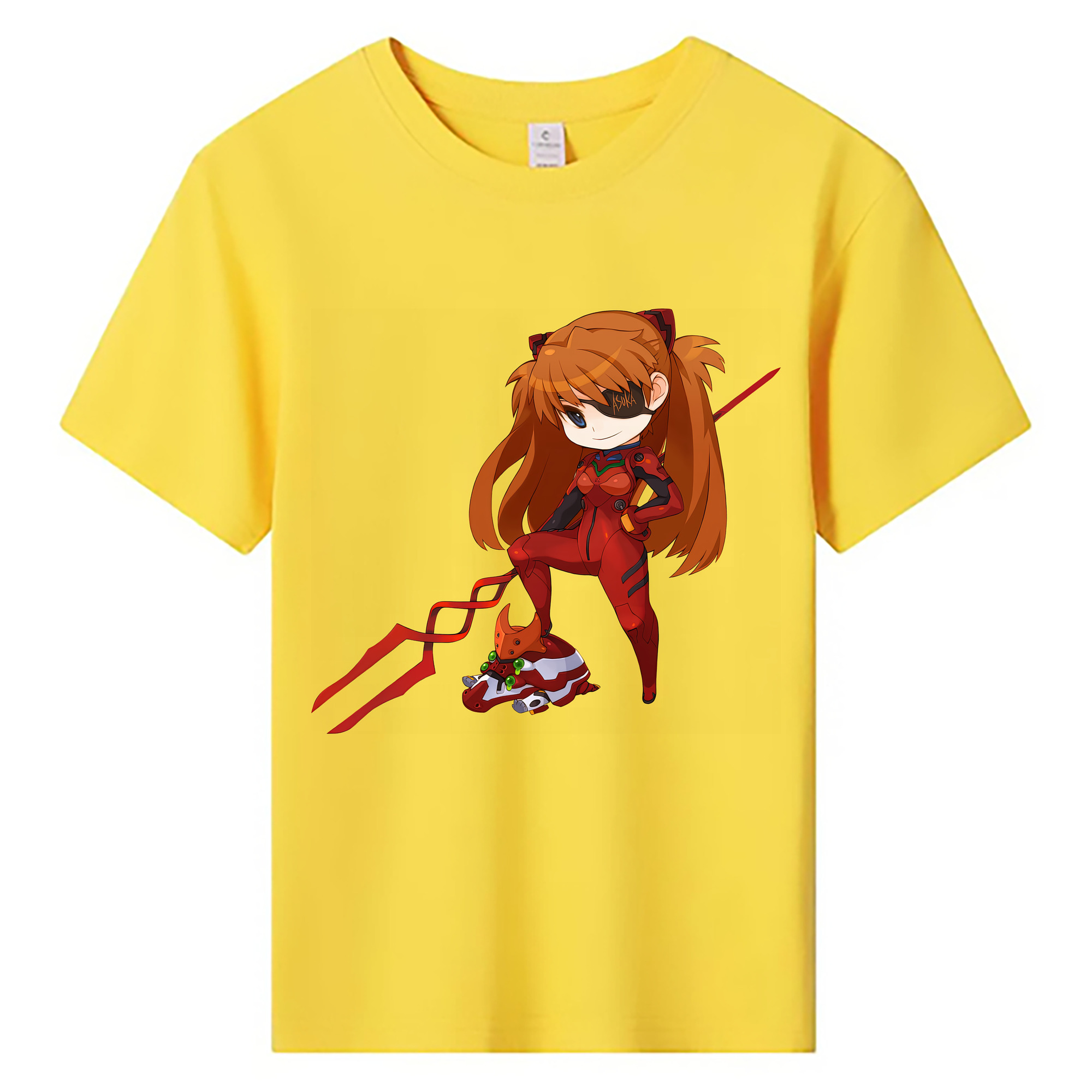 （画像用） EVA 新世紀エヴァンゲリオン 綿100％キッズTシャツ（フロントプリント）