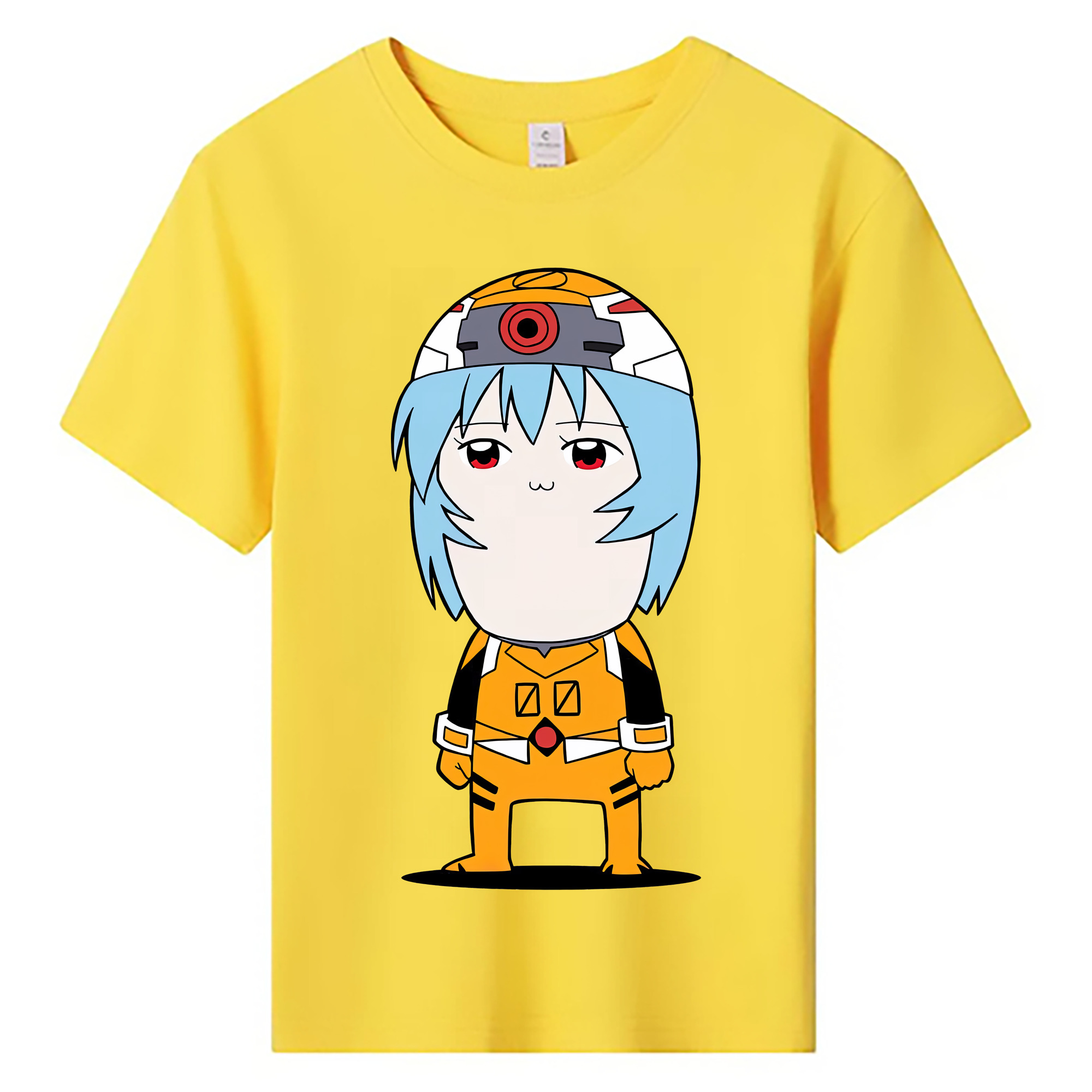 （画像用） EVA 新世紀エヴァンゲリオン 綿100％キッズTシャツ（フロントプリント）