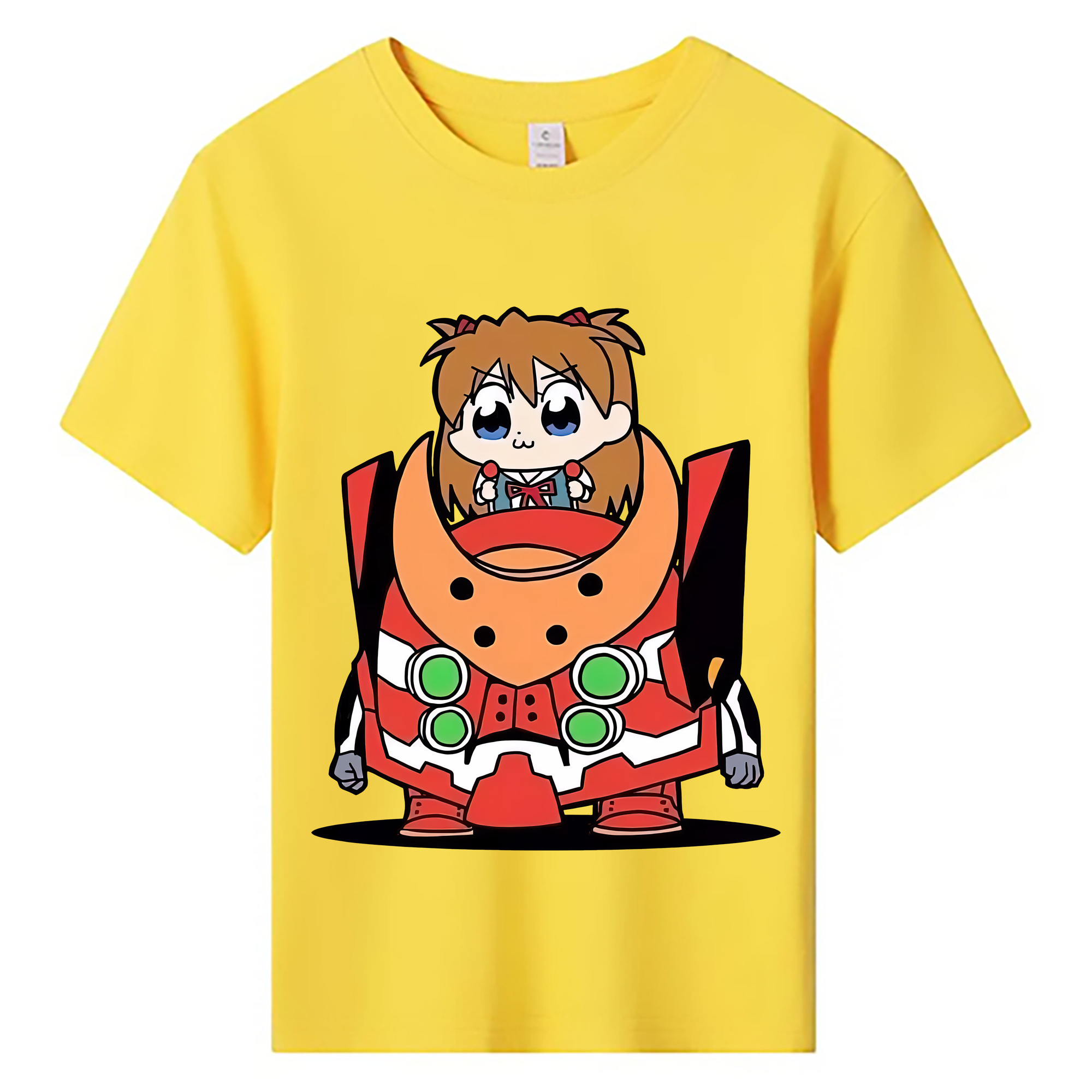 （画像用） EVA 新世紀エヴァンゲリオン 綿100％キッズTシャツ（フロントプリント）