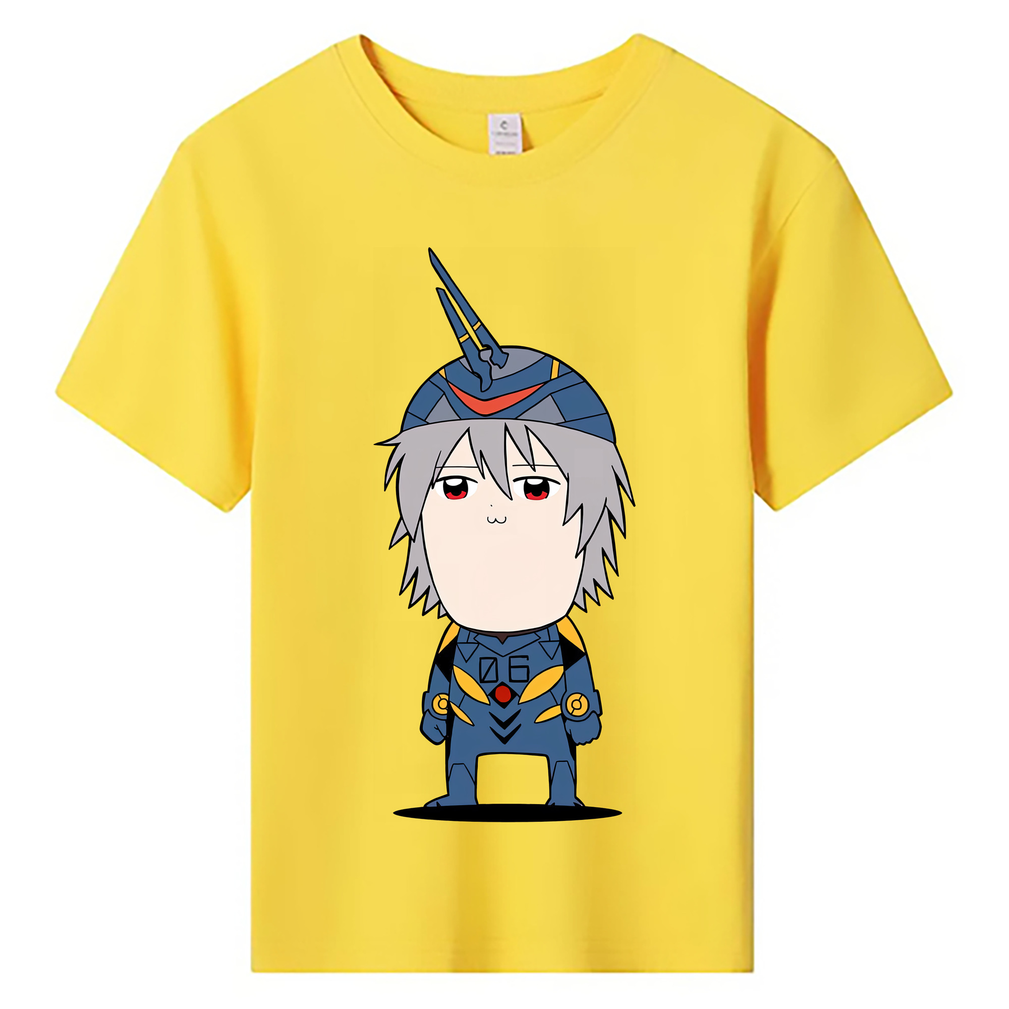 （画像用） EVA 新世紀エヴァンゲリオン 綿100％キッズTシャツ（フロントプリント）