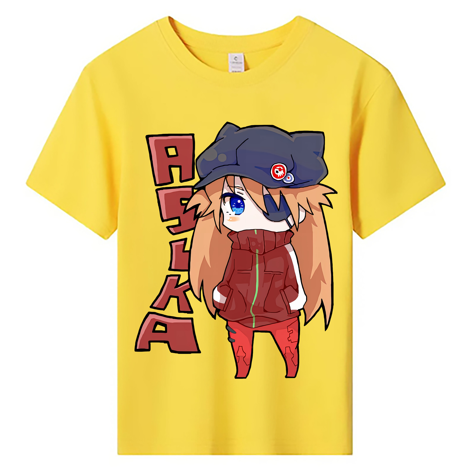 （画像用） EVA 新世紀エヴァンゲリオン 綿100％キッズTシャツ（フロントプリント）