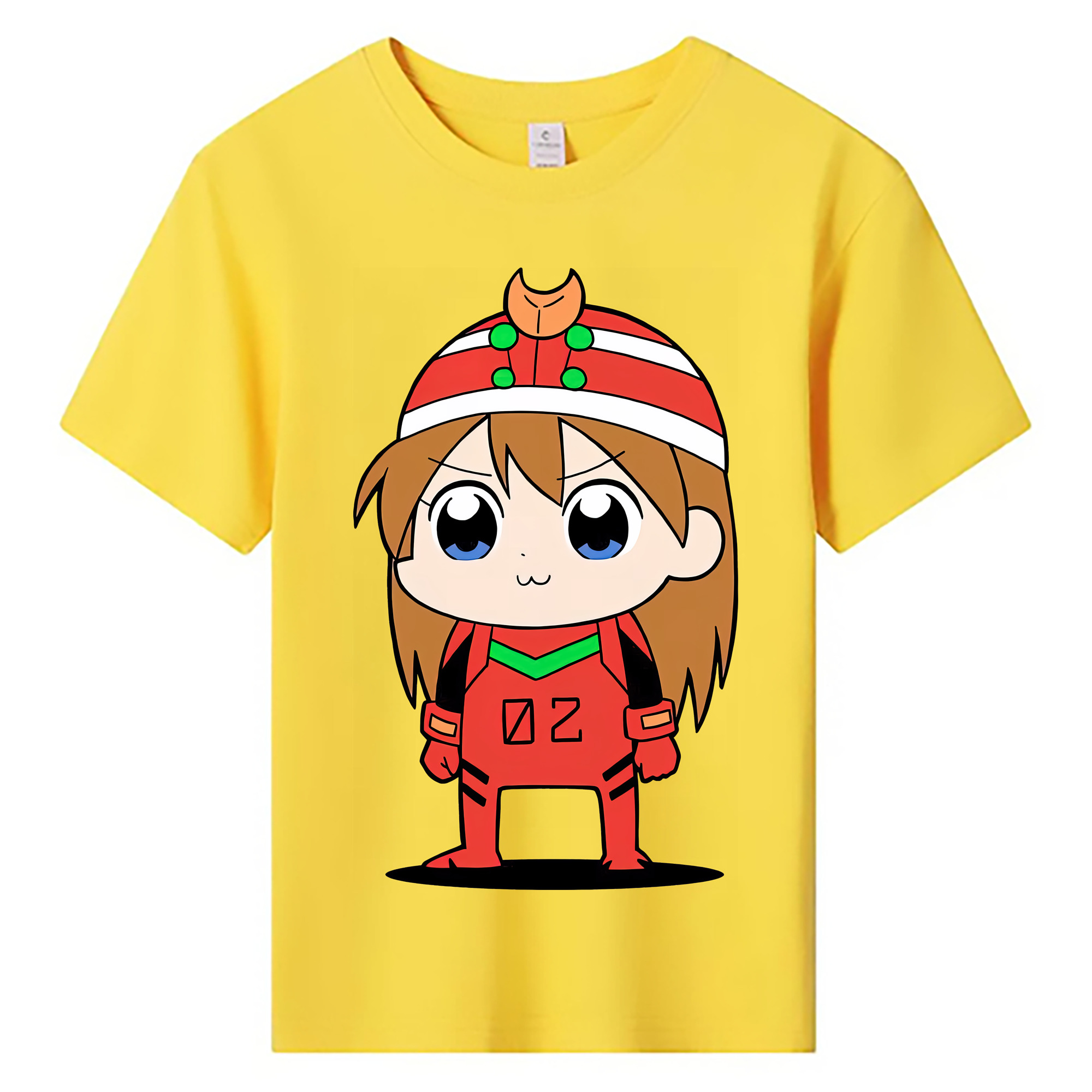 （画像用） EVA 新世紀エヴァンゲリオン 綿100％キッズTシャツ（フロントプリント）