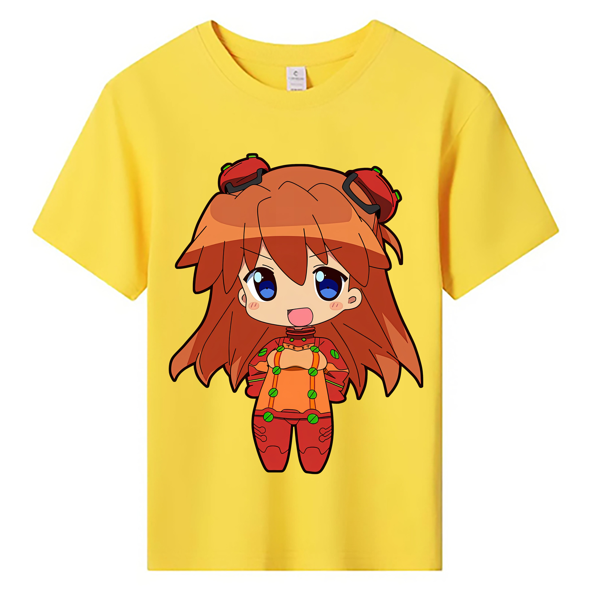 （画像用） EVA 新世紀エヴァンゲリオン 綿100％キッズTシャツ（フロントプリント）