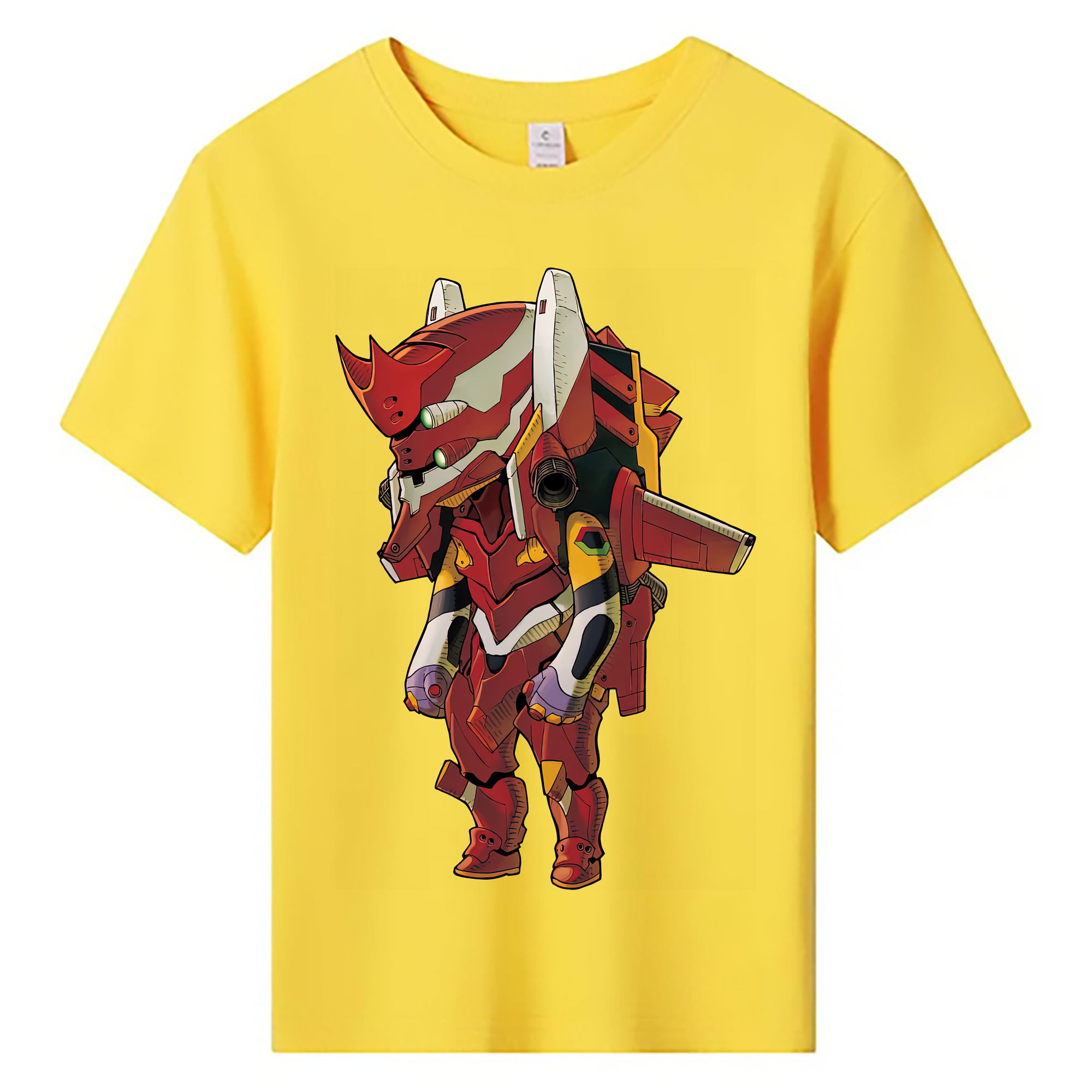 （画像用） EVA 新世紀エヴァンゲリオン 綿100％キッズTシャツ（フロントプリント）