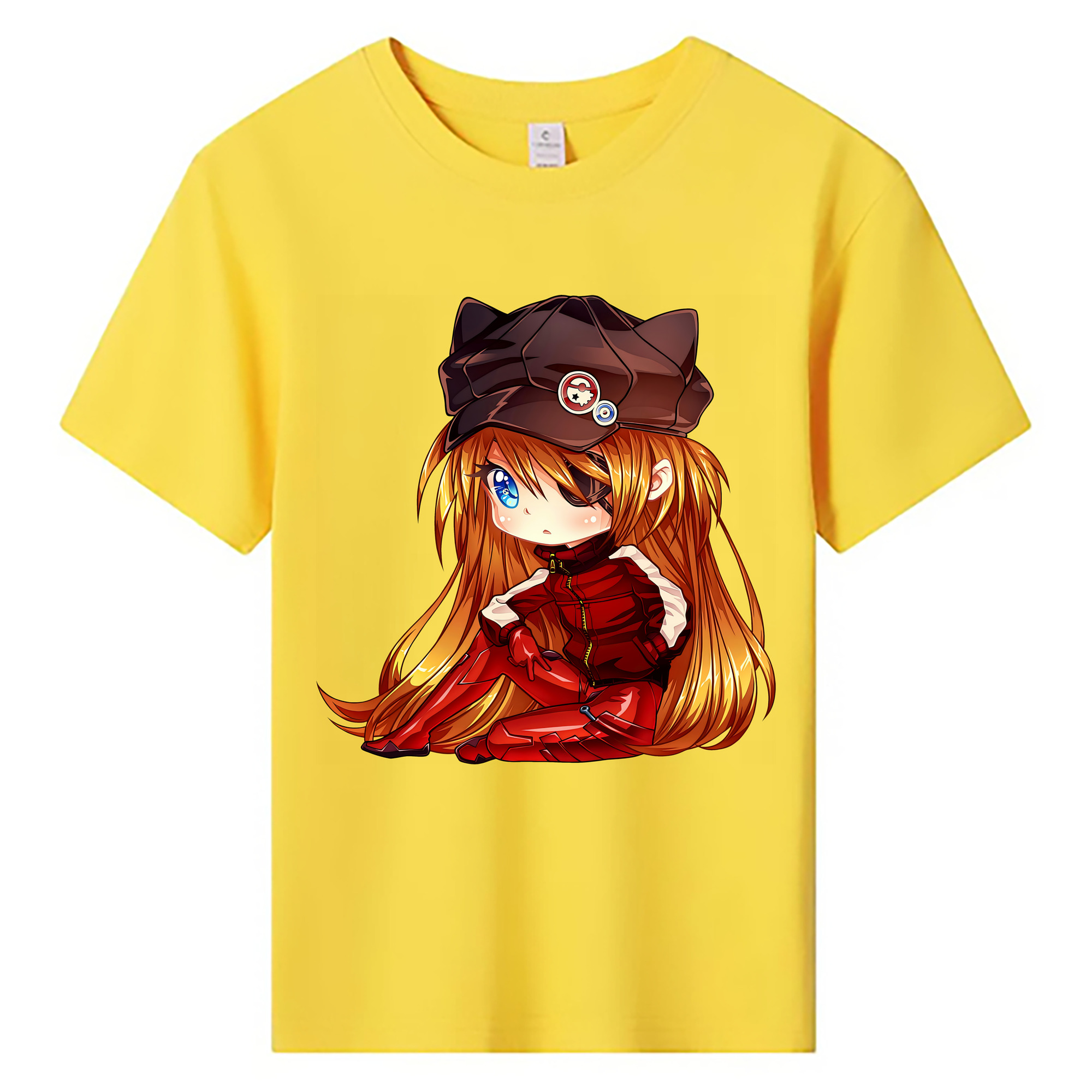 （画像用） EVA 新世紀エヴァンゲリオン 綿100％キッズTシャツ（フロントプリント）