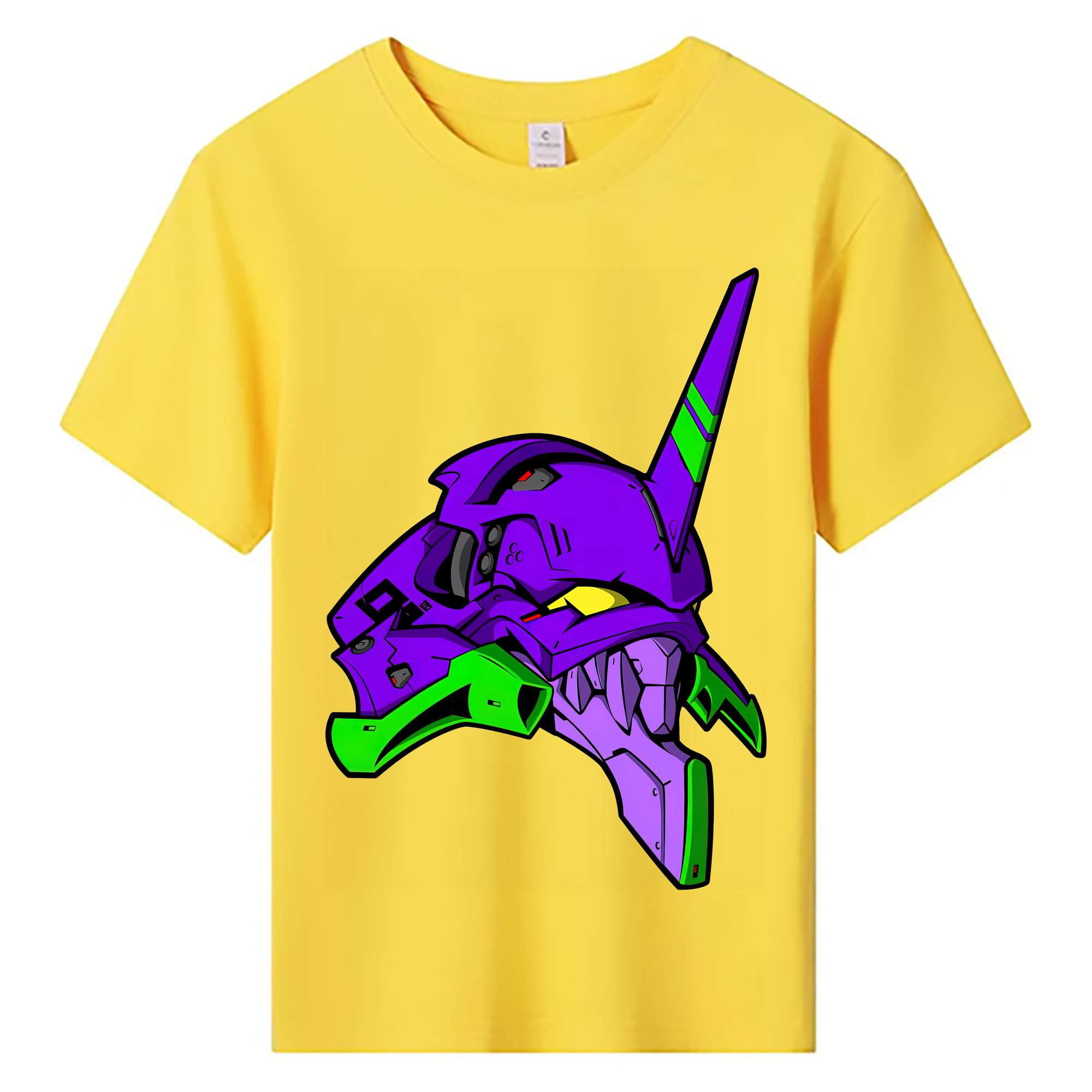 （画像用） EVA 新世紀エヴァンゲリオン 綿100％キッズTシャツ（フロントプリント）