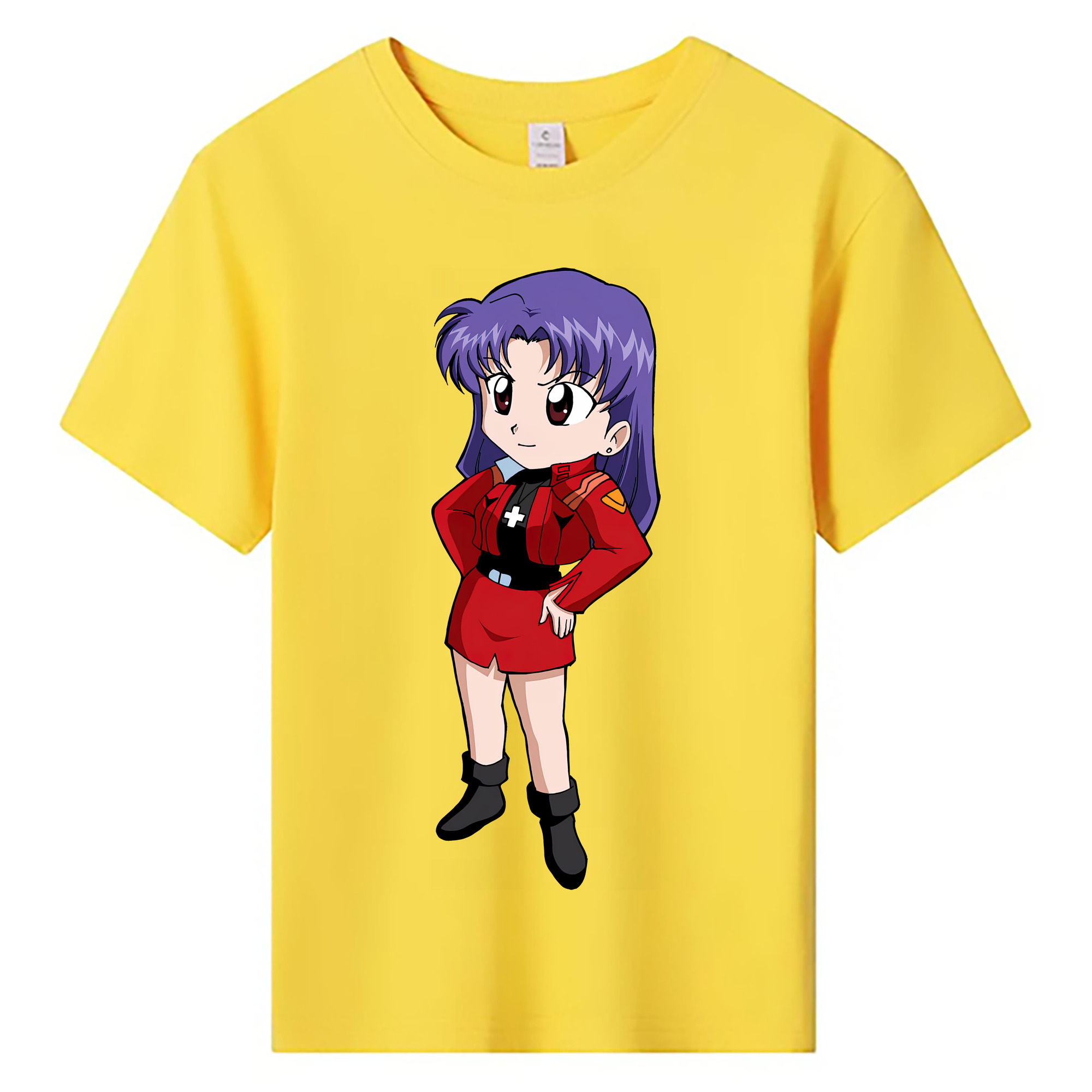 （画像用） EVA 新世紀エヴァンゲリオン 綿100％キッズTシャツ（フロントプリント）