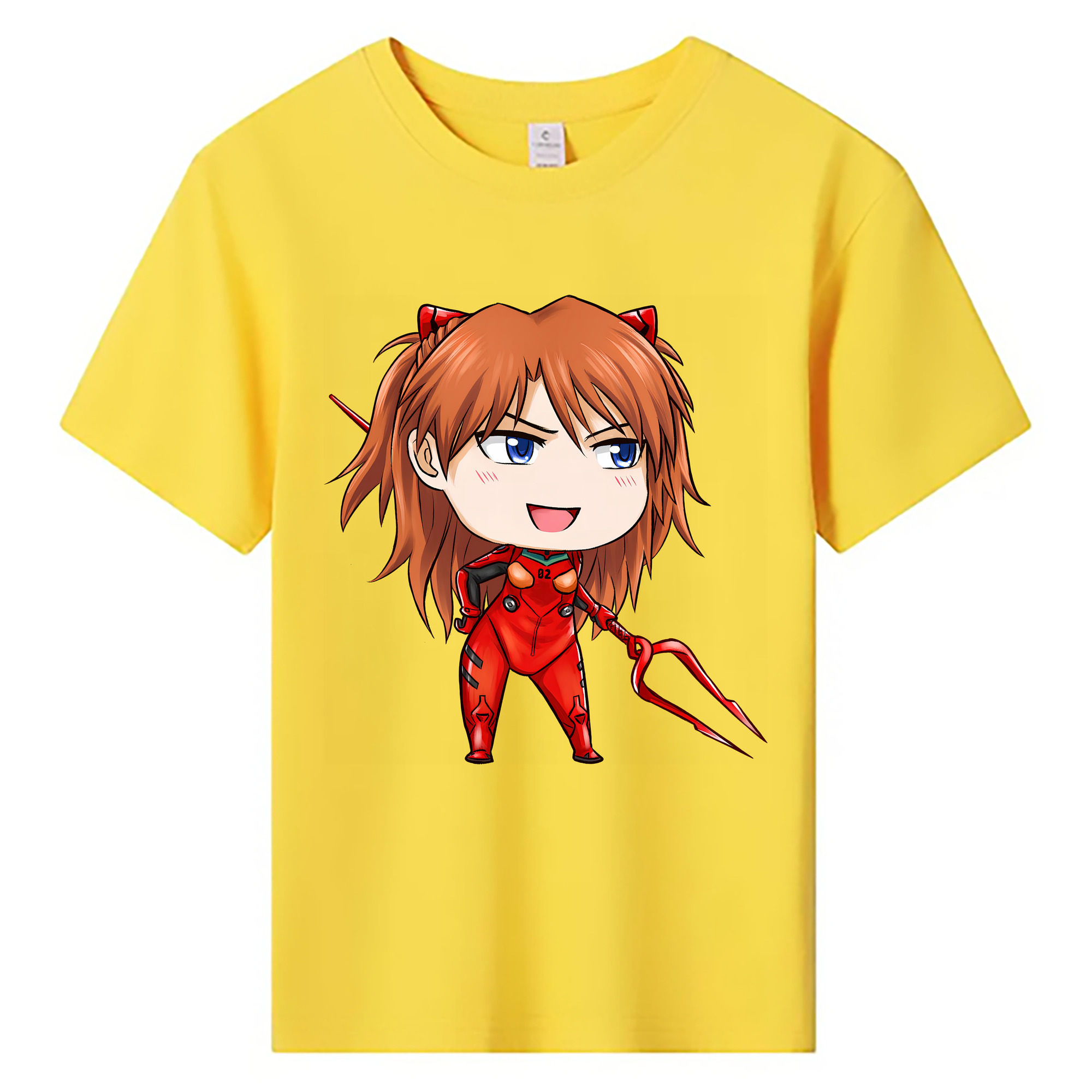 （画像用） EVA 新世紀エヴァンゲリオン 綿100％キッズTシャツ（フロントプリント）