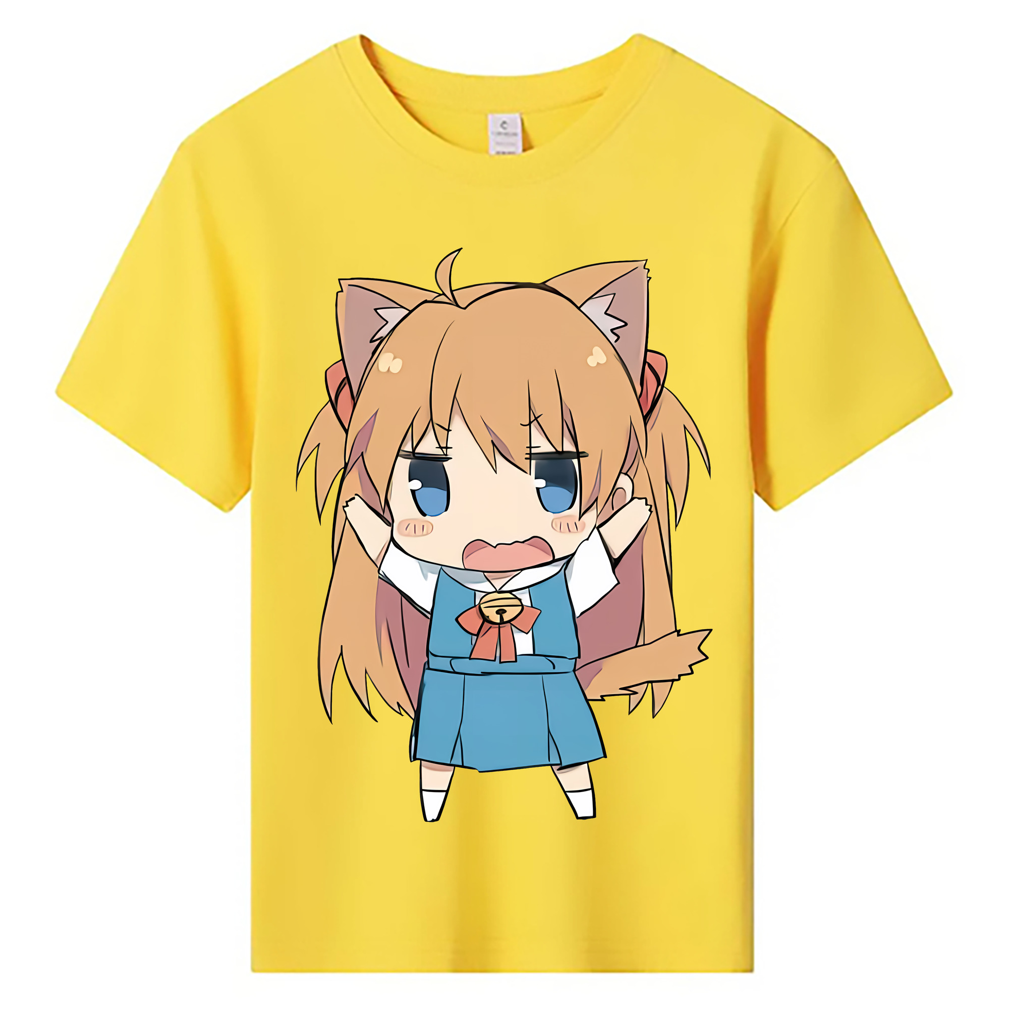 （画像用） EVA 新世紀エヴァンゲリオン 綿100％キッズTシャツ（フロントプリント）