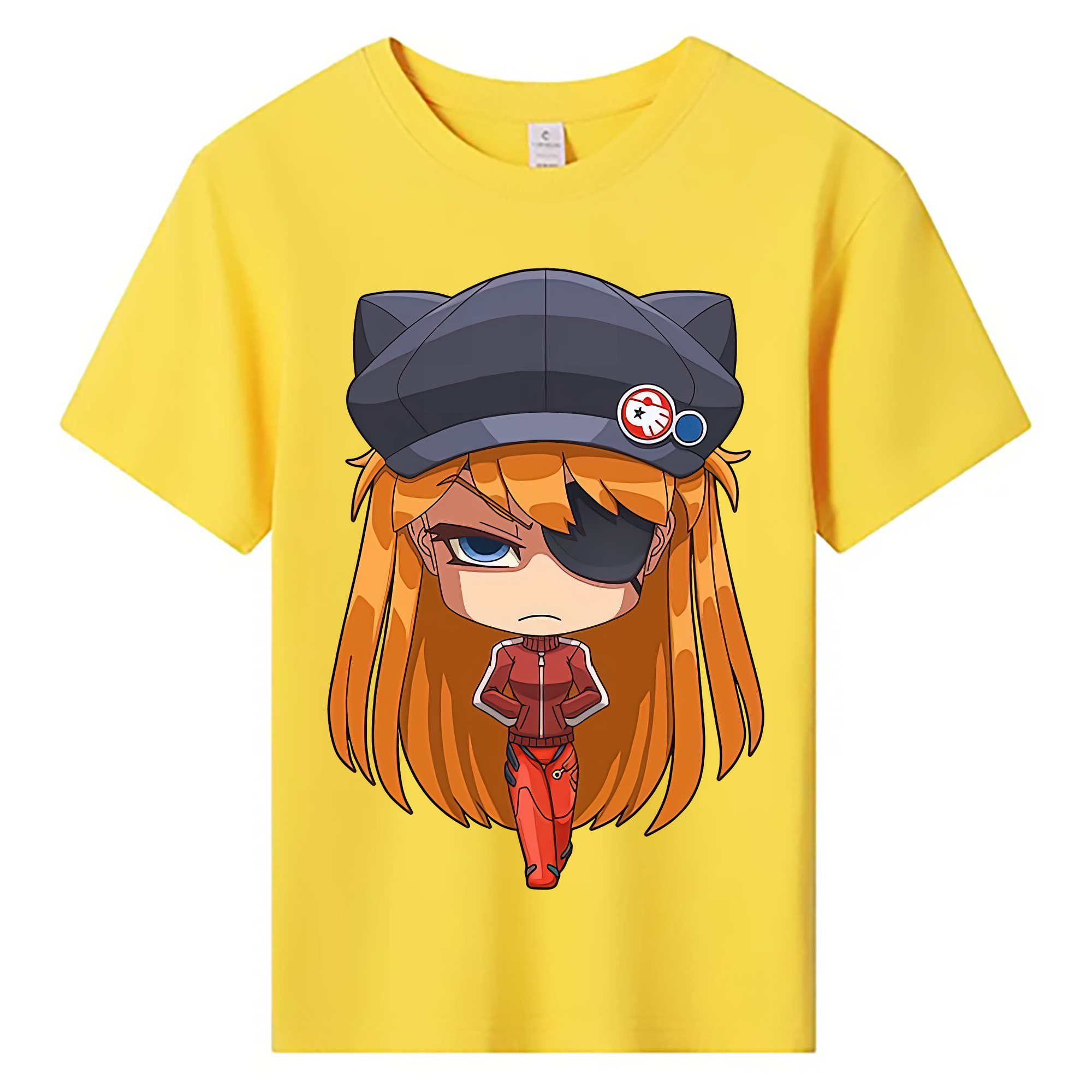 （画像用） EVA 新世紀エヴァンゲリオン 綿100％キッズTシャツ（フロントプリント）