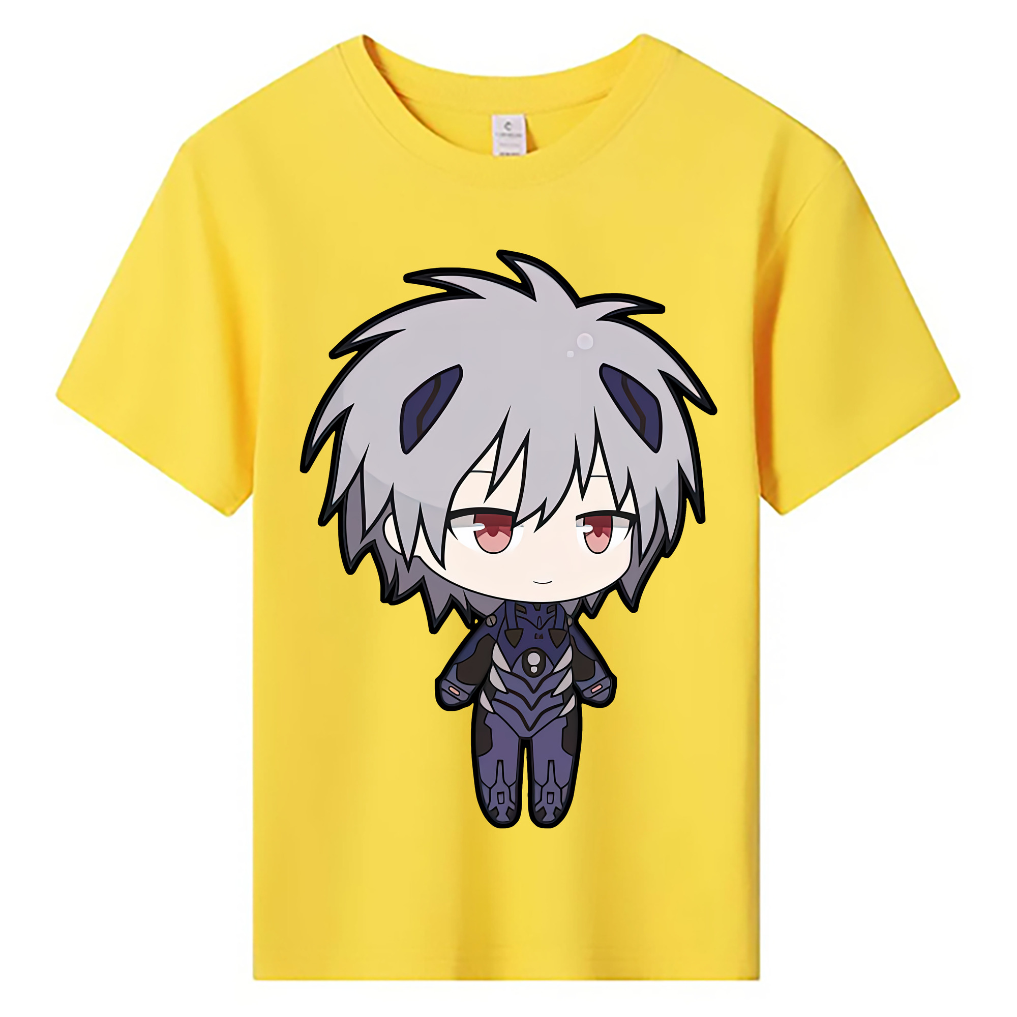 （画像用） EVA 新世紀エヴァンゲリオン 綿100％キッズTシャツ（フロントプリント）