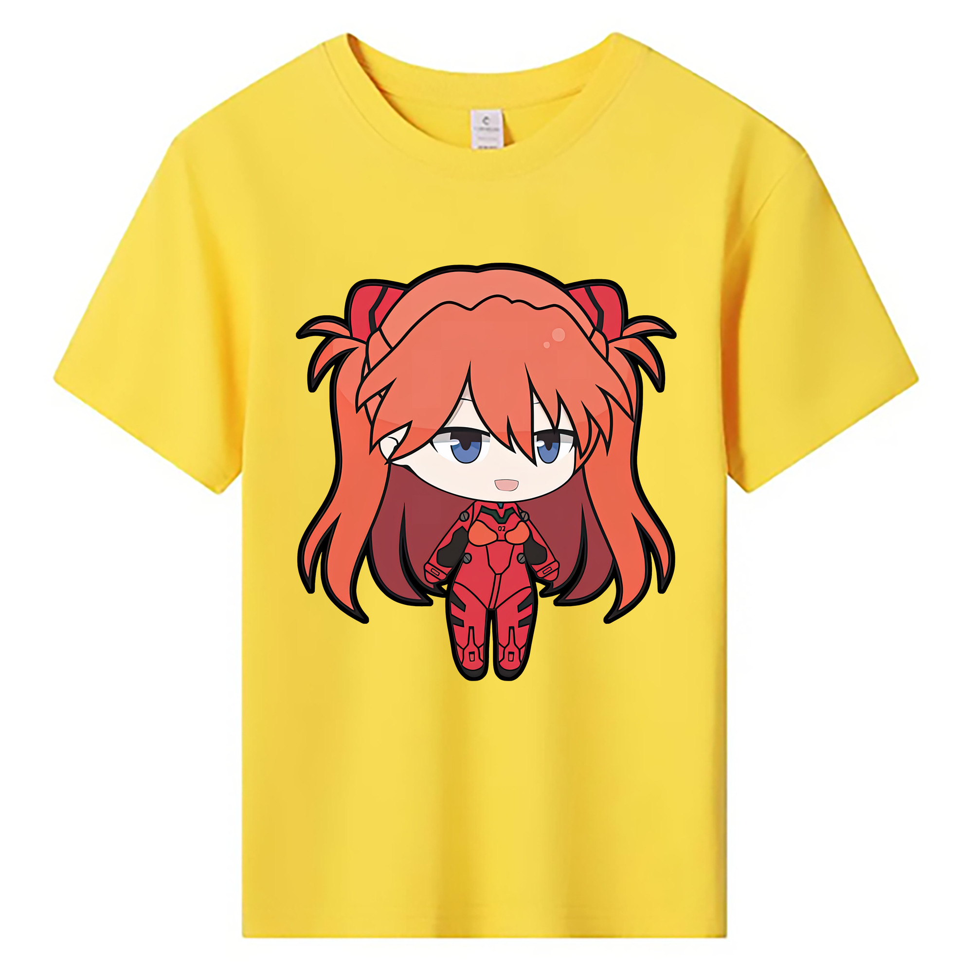 （画像用） EVA 新世紀エヴァンゲリオン 綿100％キッズTシャツ（フロントプリント）