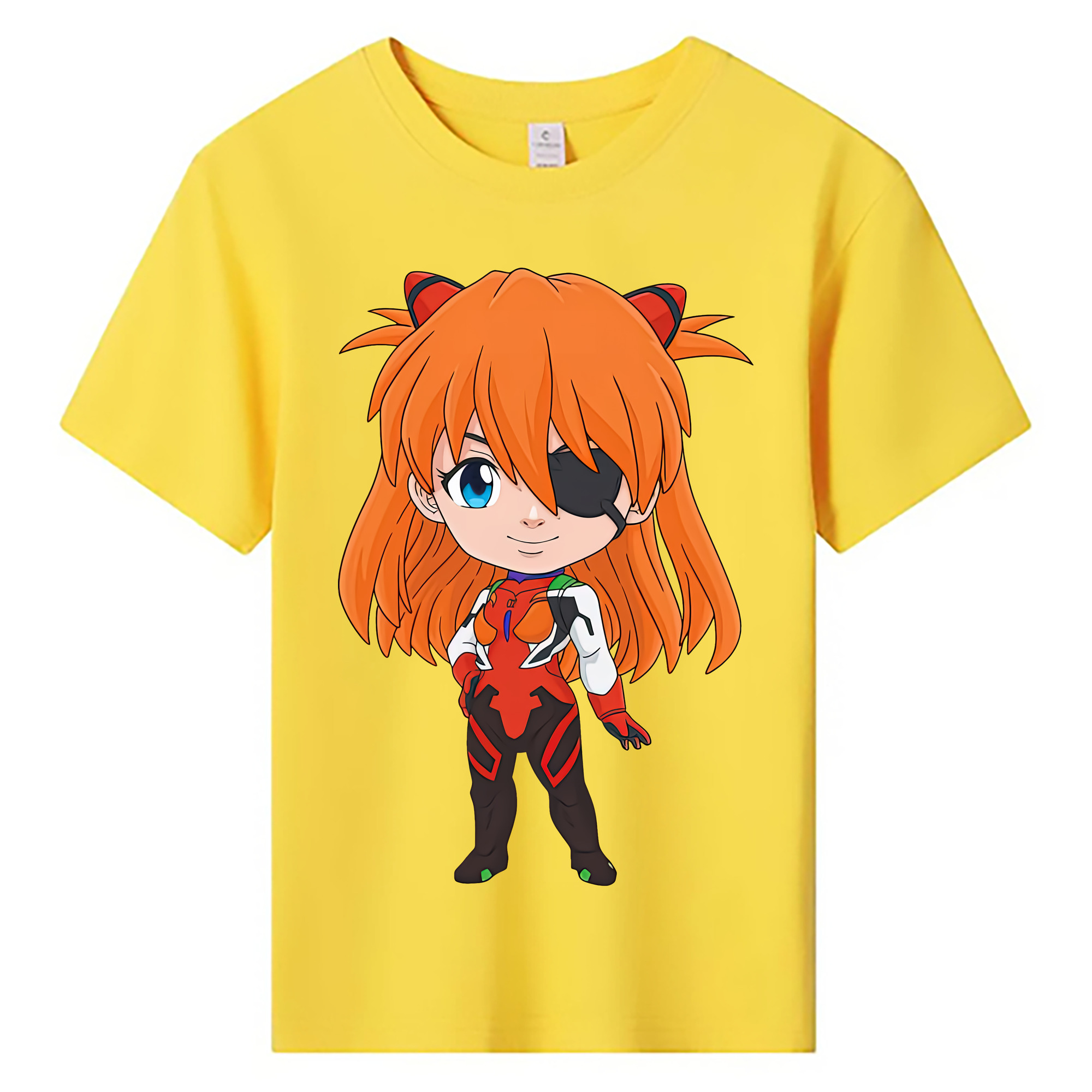 （画像用） EVA 新世紀エヴァンゲリオン 綿100％キッズTシャツ（フロントプリント）