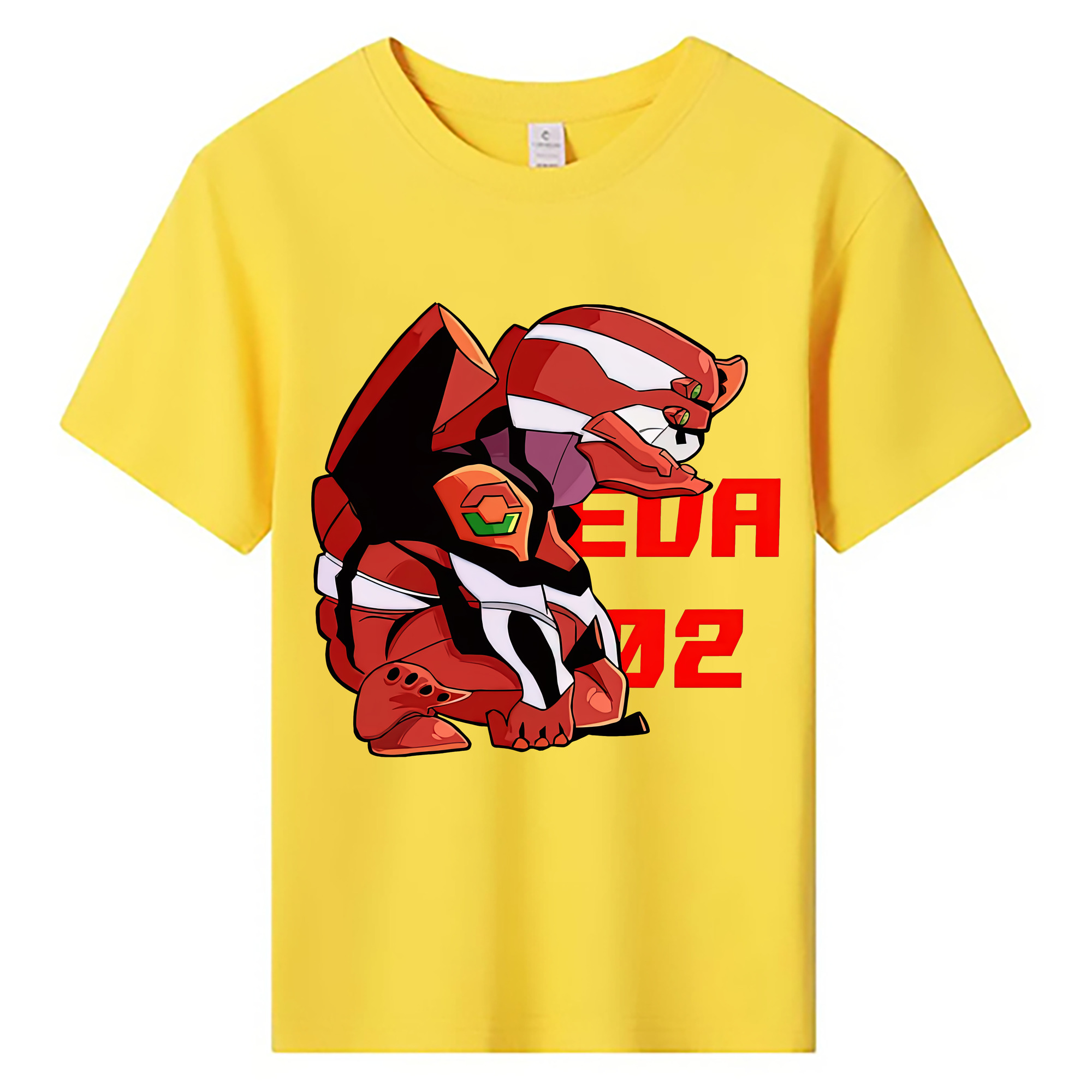 （画像用） EVA 新世紀エヴァンゲリオン 綿100％キッズTシャツ（フロントプリント）