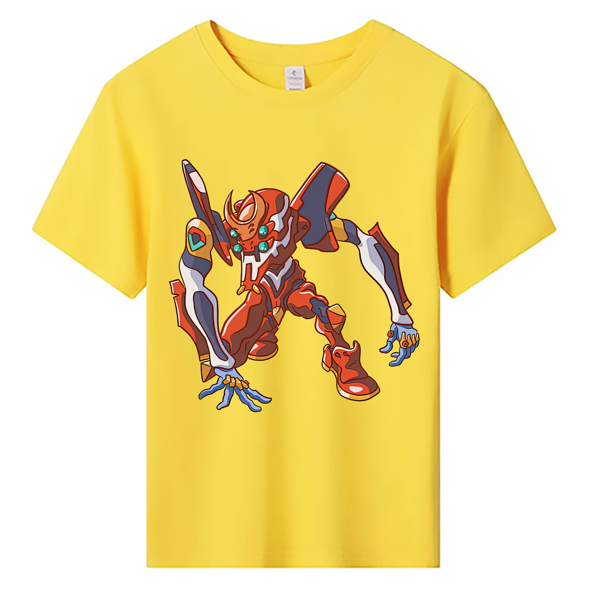 （画像用） EVA 新世紀エヴァンゲリオン 綿100％キッズTシャツ（フロントプリント）
