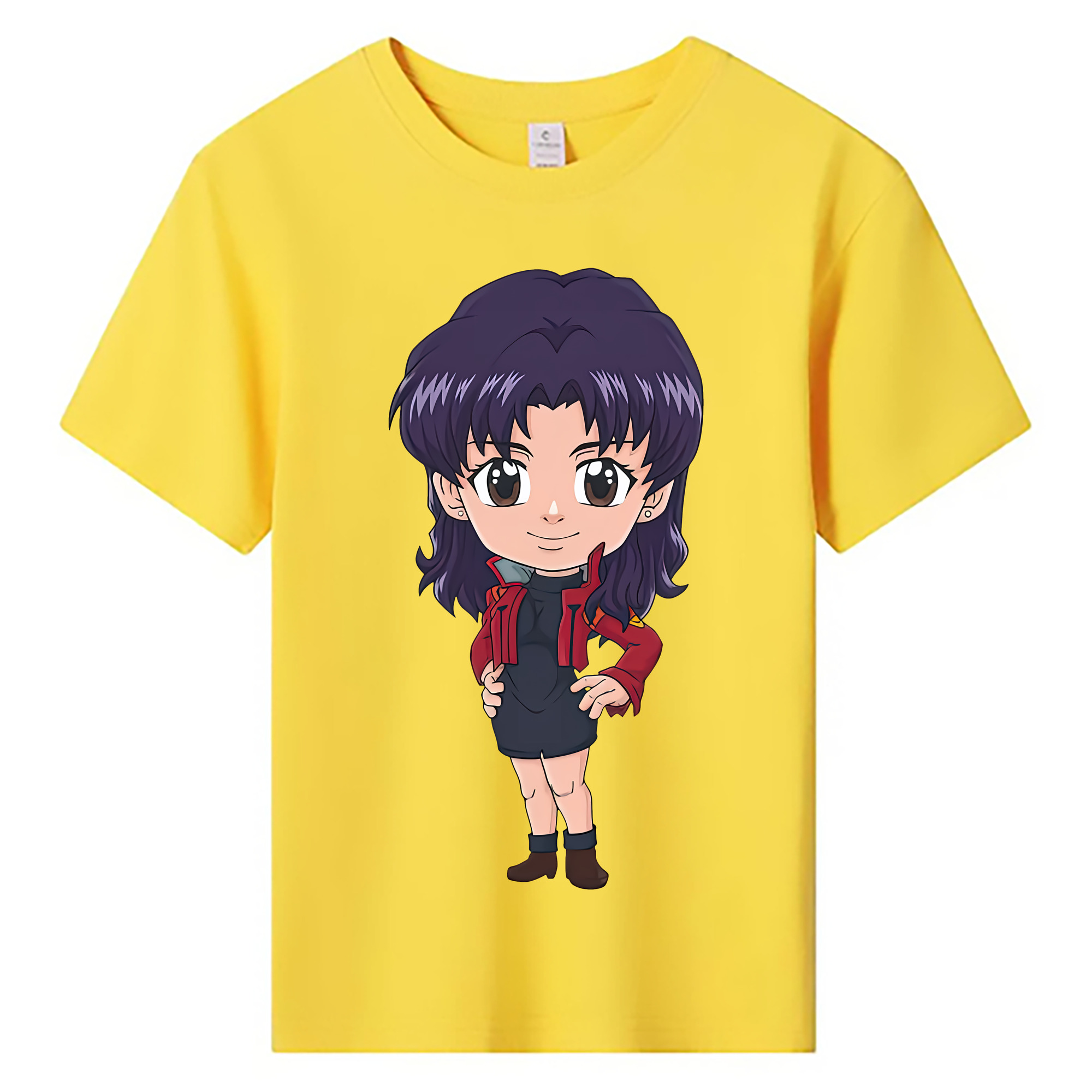 （画像用） EVA 新世紀エヴァンゲリオン 綿100％キッズTシャツ（フロントプリント）