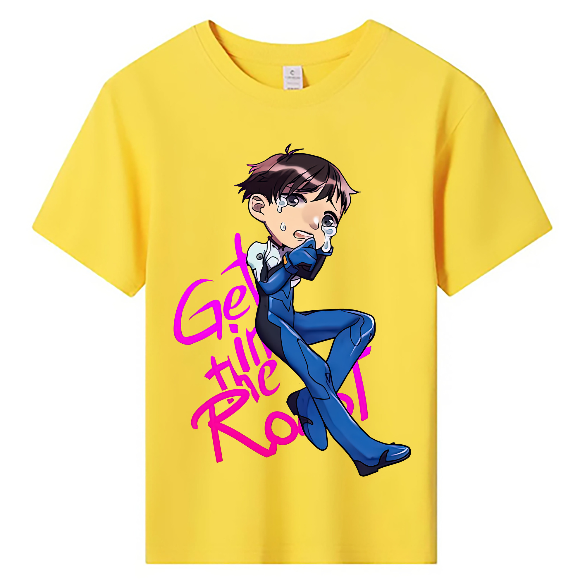 （画像用） EVA 新世紀エヴァンゲリオン 綿100％キッズTシャツ（フロントプリント）