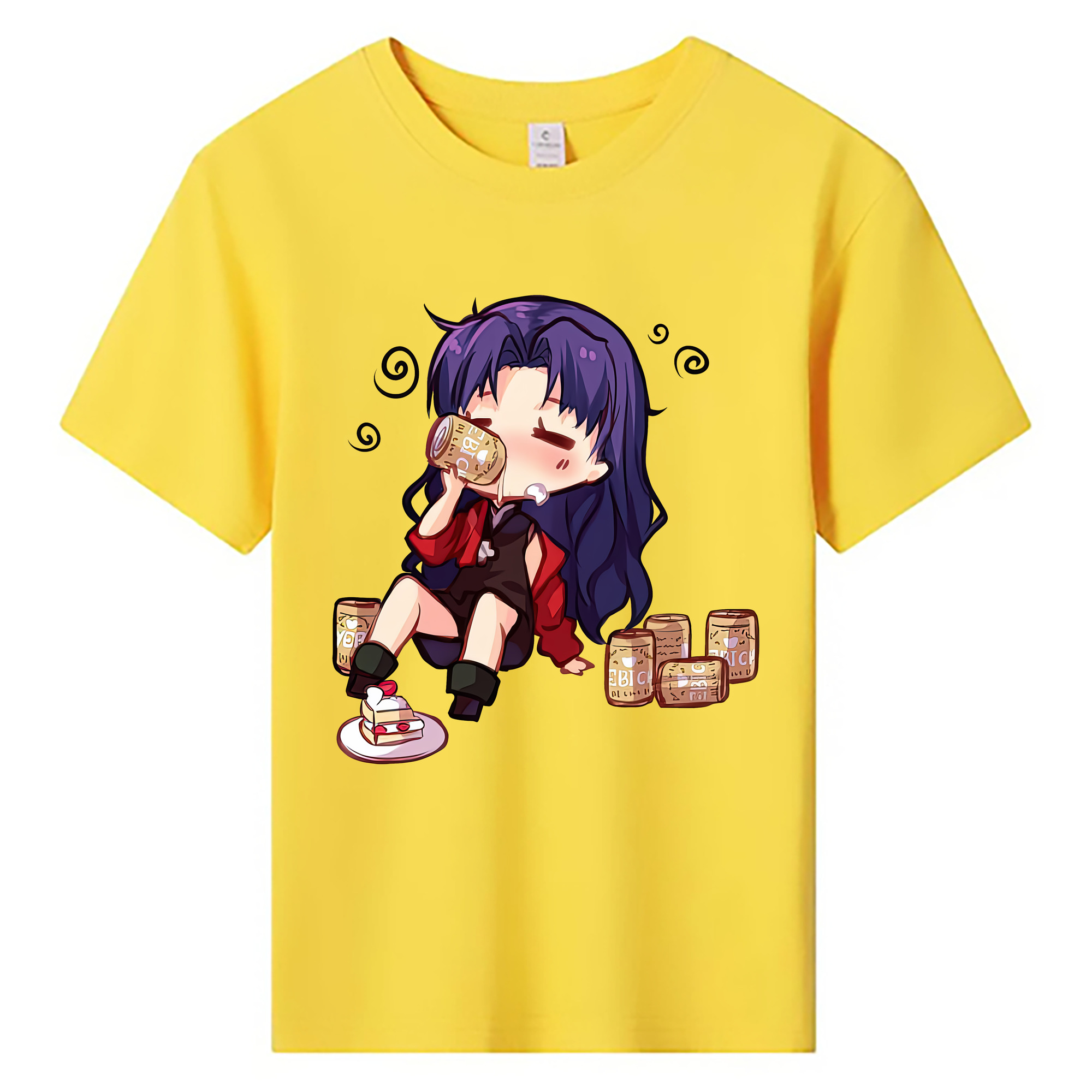 （画像用） EVA 新世紀エヴァンゲリオン 綿100％キッズTシャツ（フロントプリント）