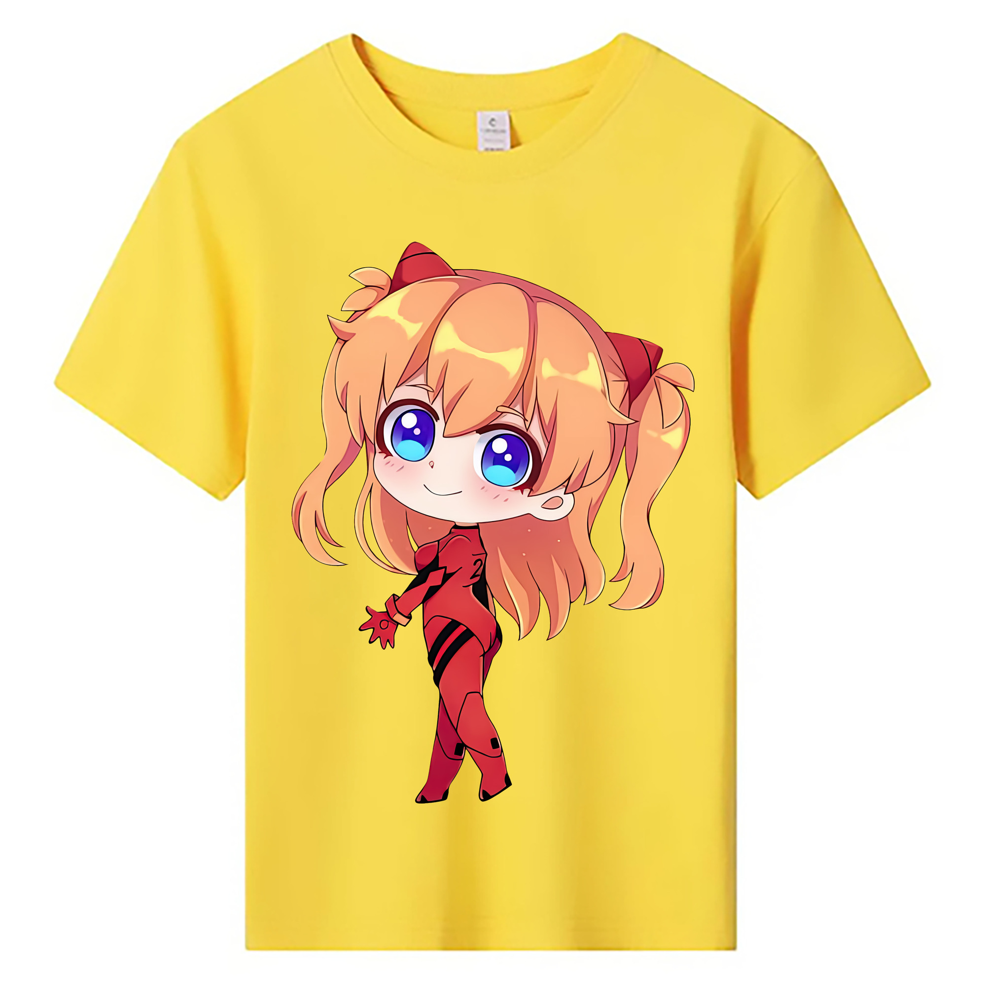 （画像用） EVA 新世紀エヴァンゲリオン 綿100％キッズTシャツ（フロントプリント）