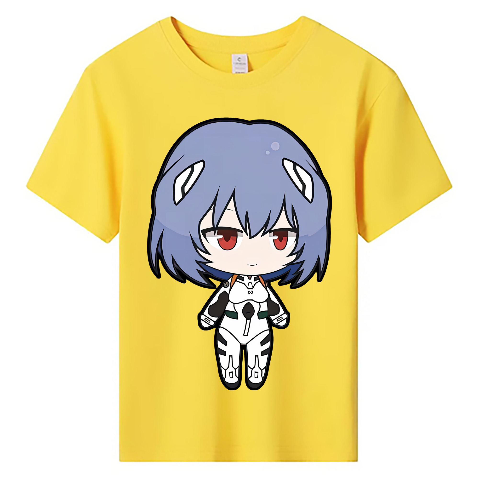 （画像用） EVA 新世紀エヴァンゲリオン 綿100％キッズTシャツ（フロントプリント）