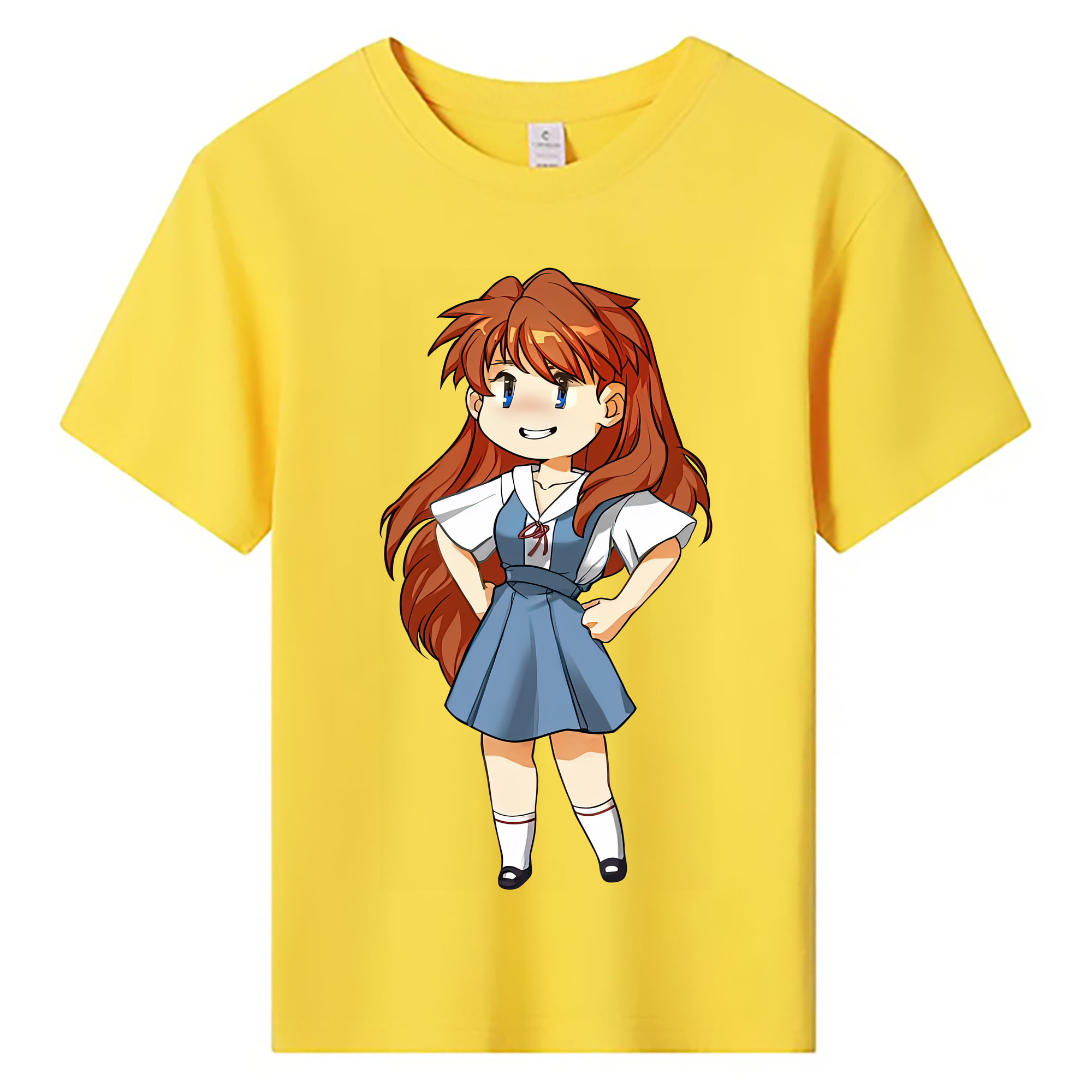 （画像用） EVA 新世紀エヴァンゲリオン 綿100％キッズTシャツ（フロントプリント）