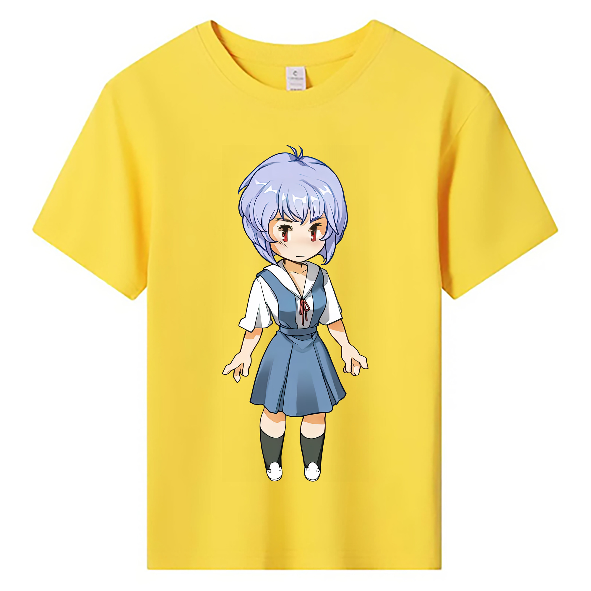 （画像用） EVA 新世紀エヴァンゲリオン 綿100％キッズTシャツ（フロントプリント）