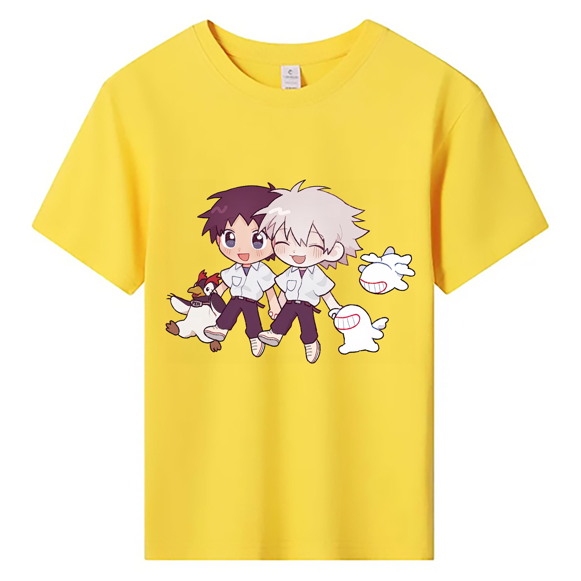 （画像用） EVA 新世紀エヴァンゲリオン 綿100％キッズTシャツ（フロントプリント）