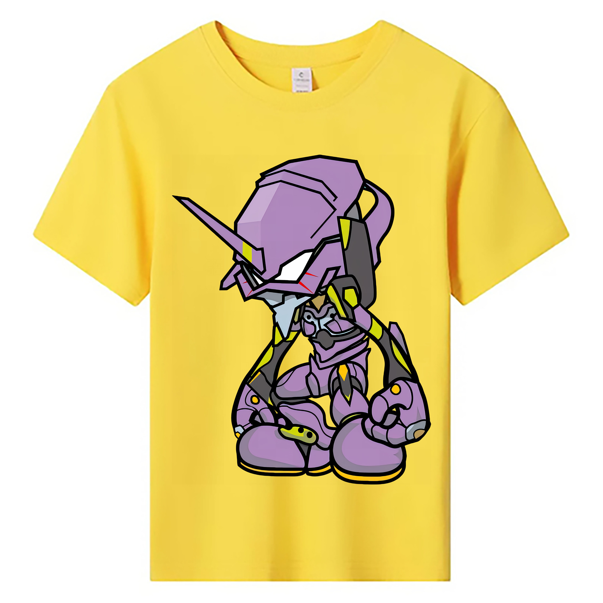 （画像用） EVA 新世紀エヴァンゲリオン 綿100％キッズTシャツ（フロントプリント）