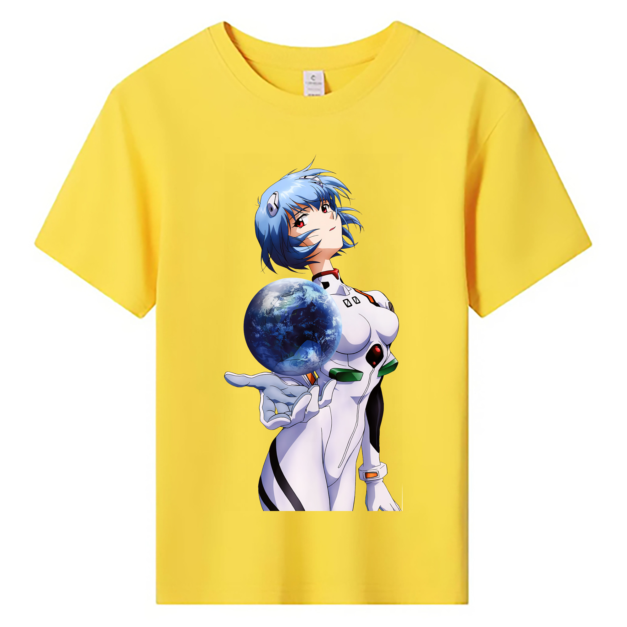 （画像用） EVA 新世紀エヴァンゲリオン 綿100％キッズTシャツ（フロントプリント）