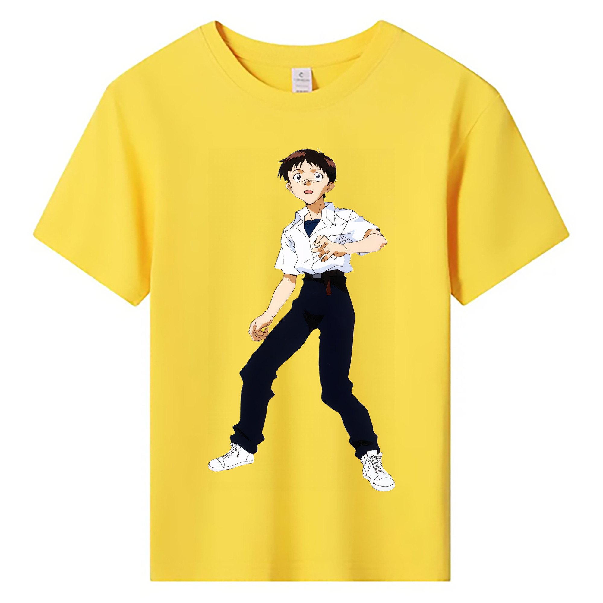 （画像用） EVA 新世紀エヴァンゲリオン 綿100％キッズTシャツ（フロントプリント）