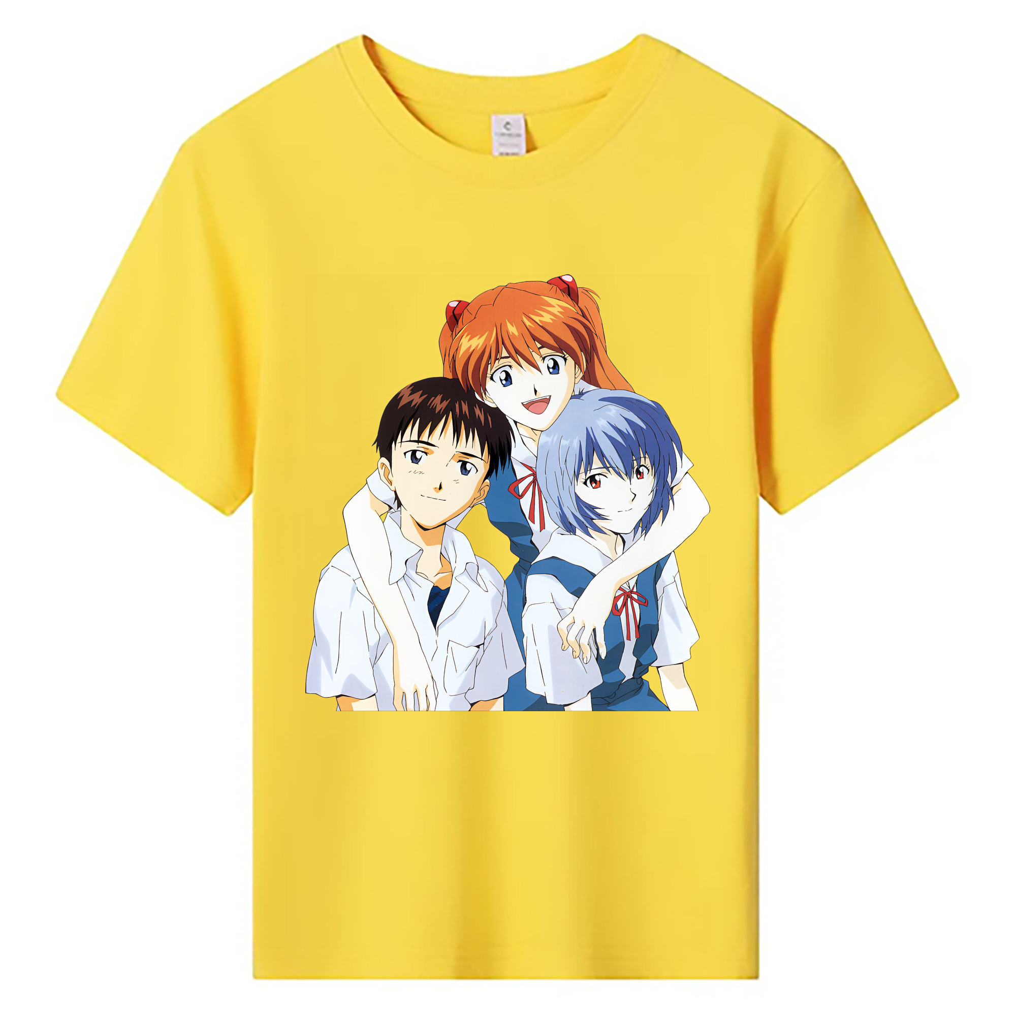 （画像用） EVA 新世紀エヴァンゲリオン 綿100％キッズTシャツ（フロントプリント）
