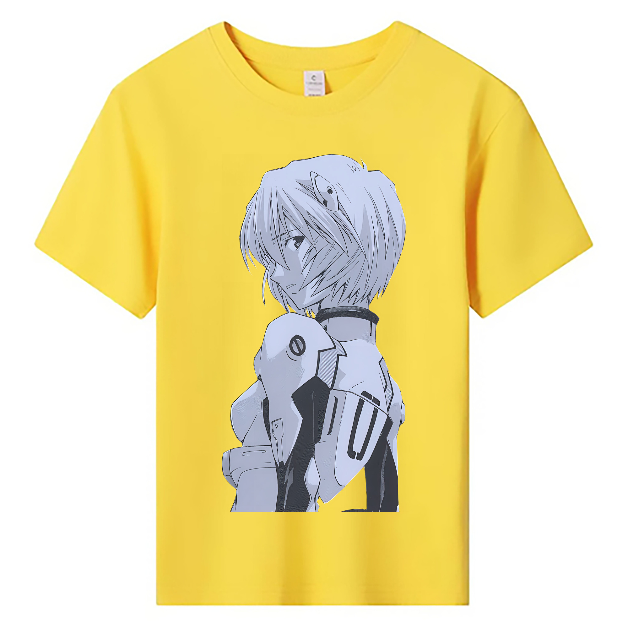 （画像用） EVA 新世紀エヴァンゲリオン 綿100％キッズTシャツ（フロントプリント）
