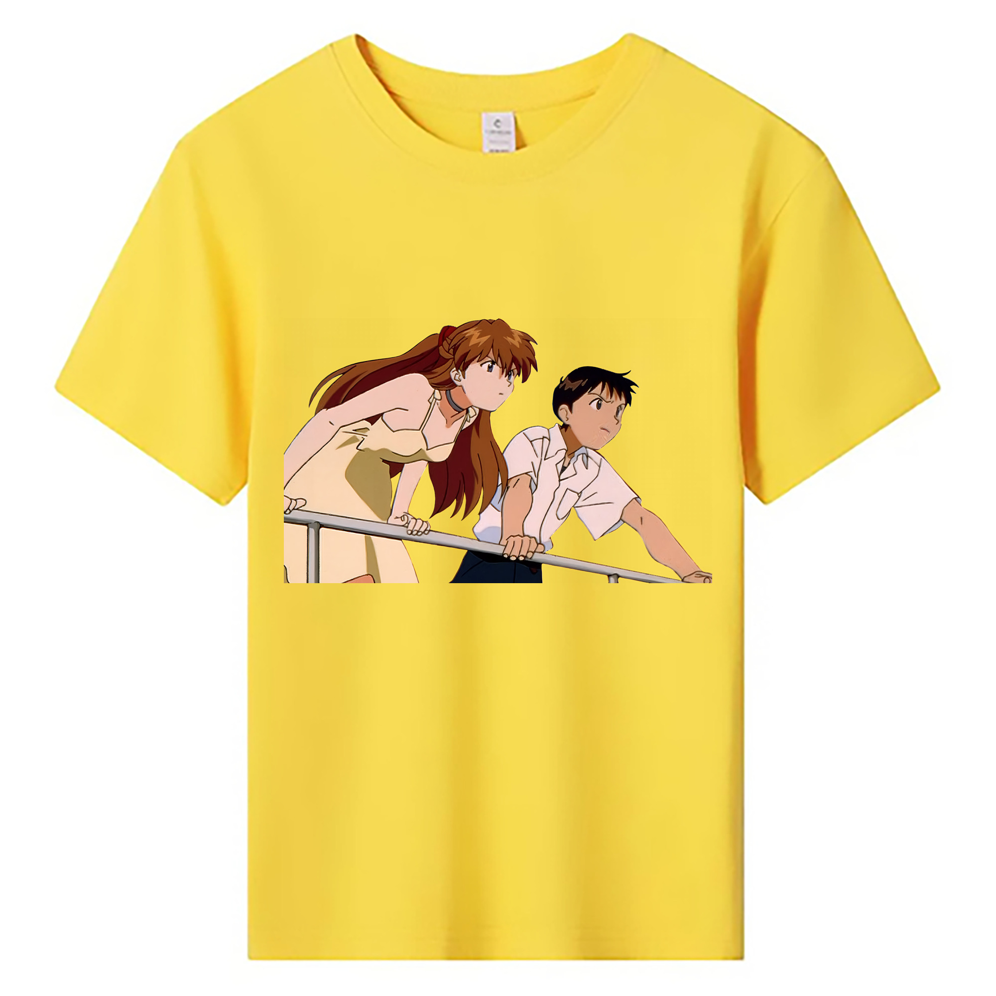 （画像用） EVA 新世紀エヴァンゲリオン 綿100％キッズTシャツ（フロントプリント）
