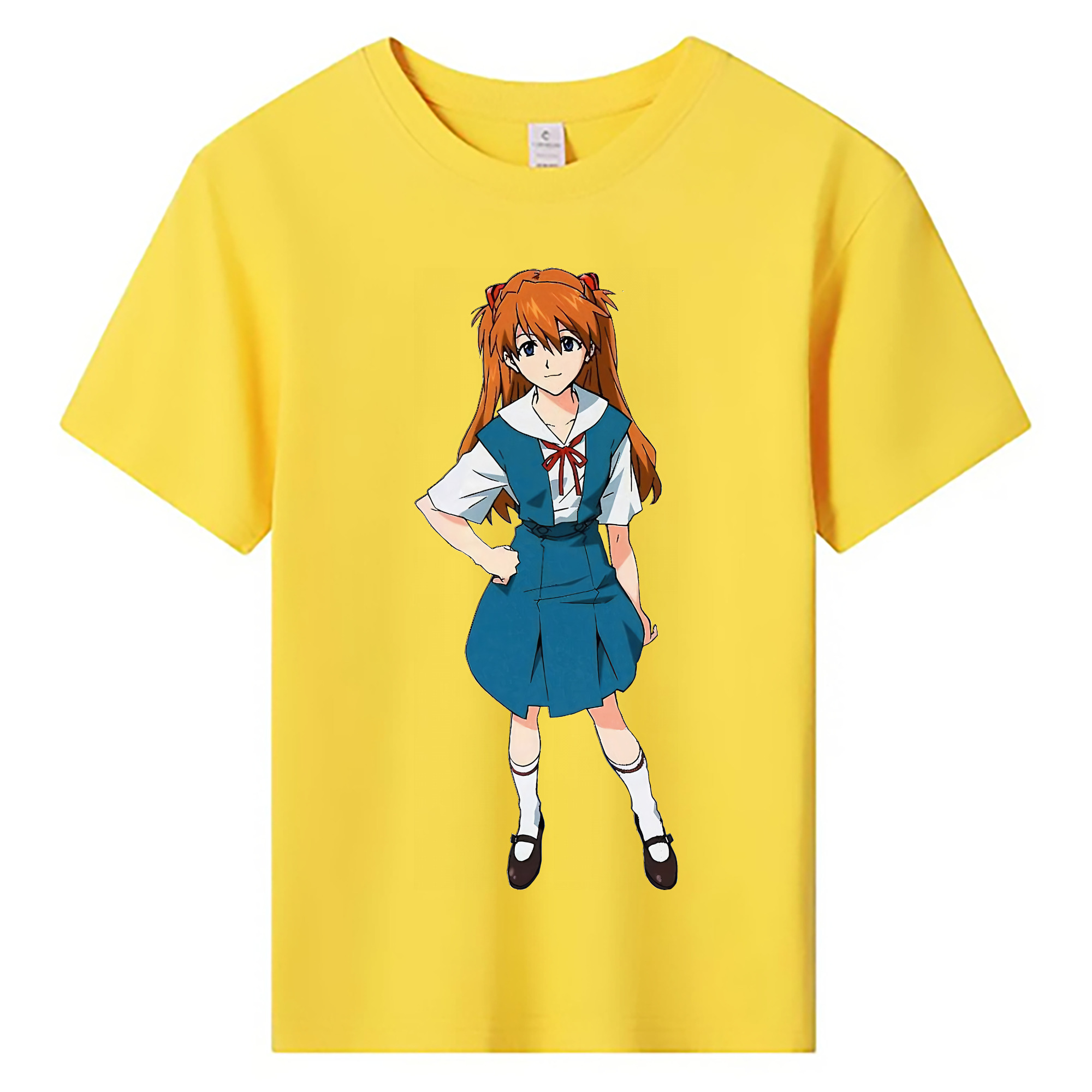 （画像用） EVA 新世紀エヴァンゲリオン 綿100％キッズTシャツ（フロントプリント）