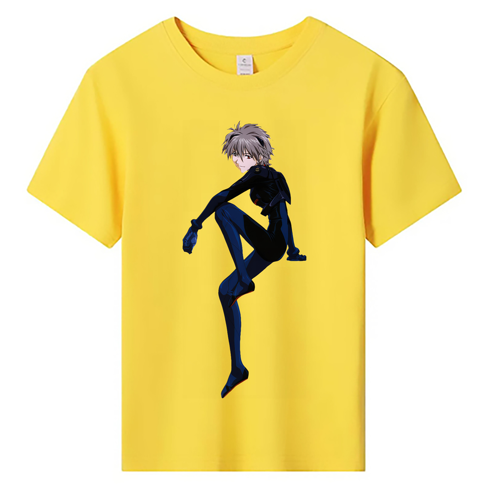 （画像用） EVA 新世紀エヴァンゲリオン 綿100％キッズTシャツ（フロントプリント）