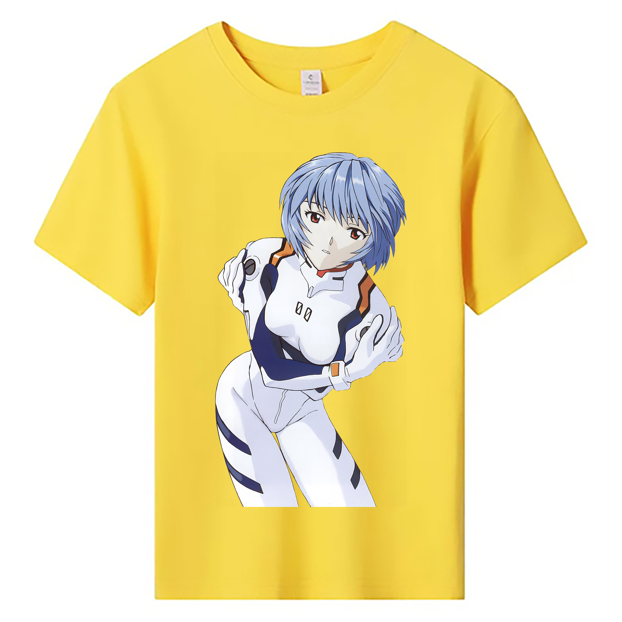 （画像用） EVA 新世紀エヴァンゲリオン 綿100％キッズTシャツ（フロントプリント）